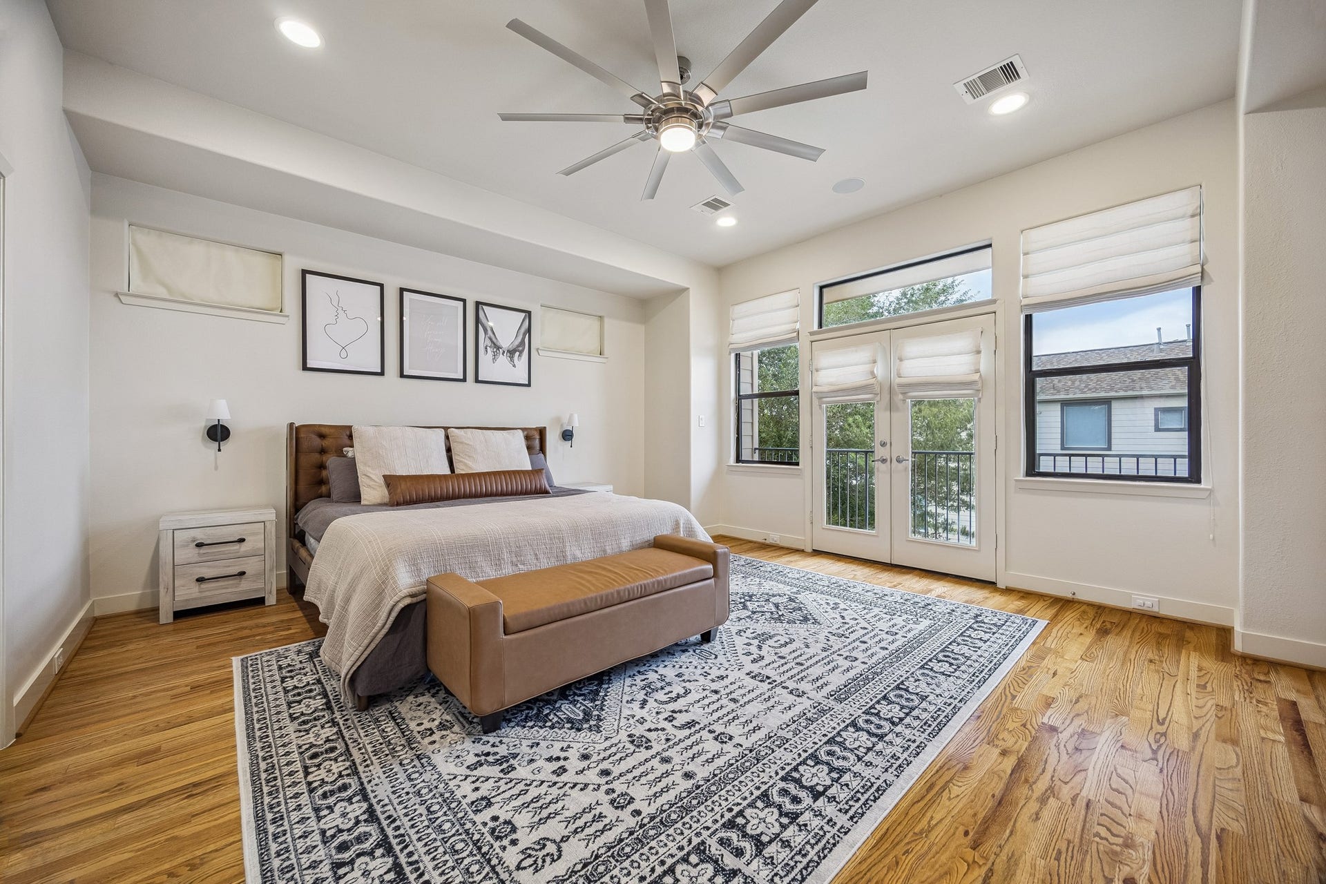 4414 Floyd Street, Houston, TX 77007 Primary suite on the third floor