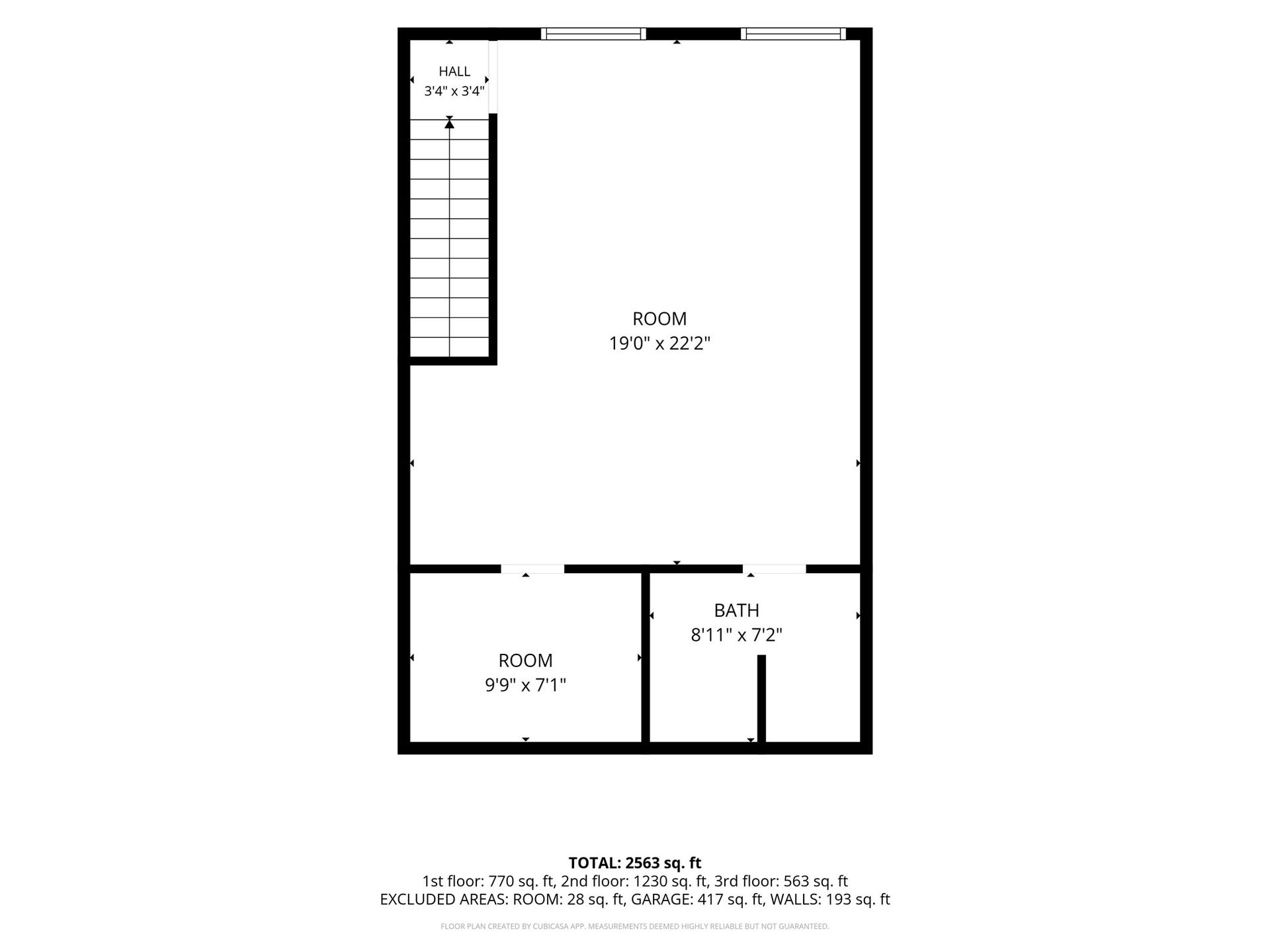 1423 Colorado Street, Houston, TX 77007 1423 Colorado St. third-floor plan