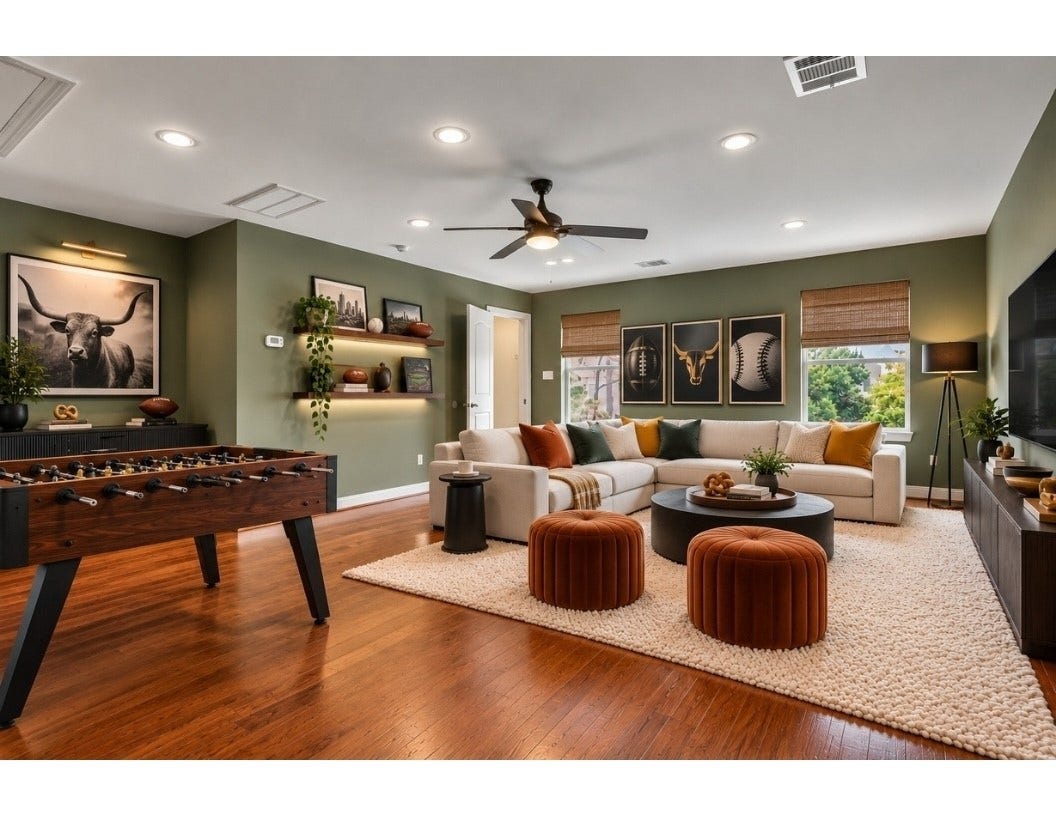 1423 Colorado Street, Houston, TX 77007 Virtually stage thir-floor flex space