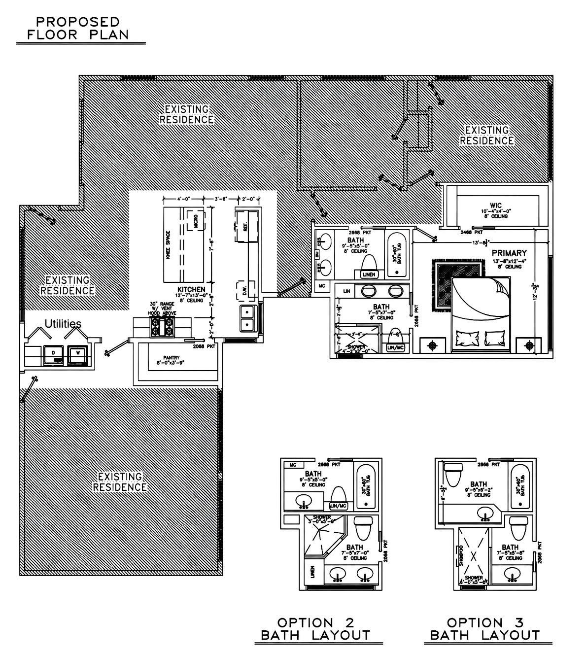 4314 Benning Drive, Houston, TX 77035 Clever inspiration for executive scale, Island, kitchen and two complete baths plus bringing the utility room access into the flex room.