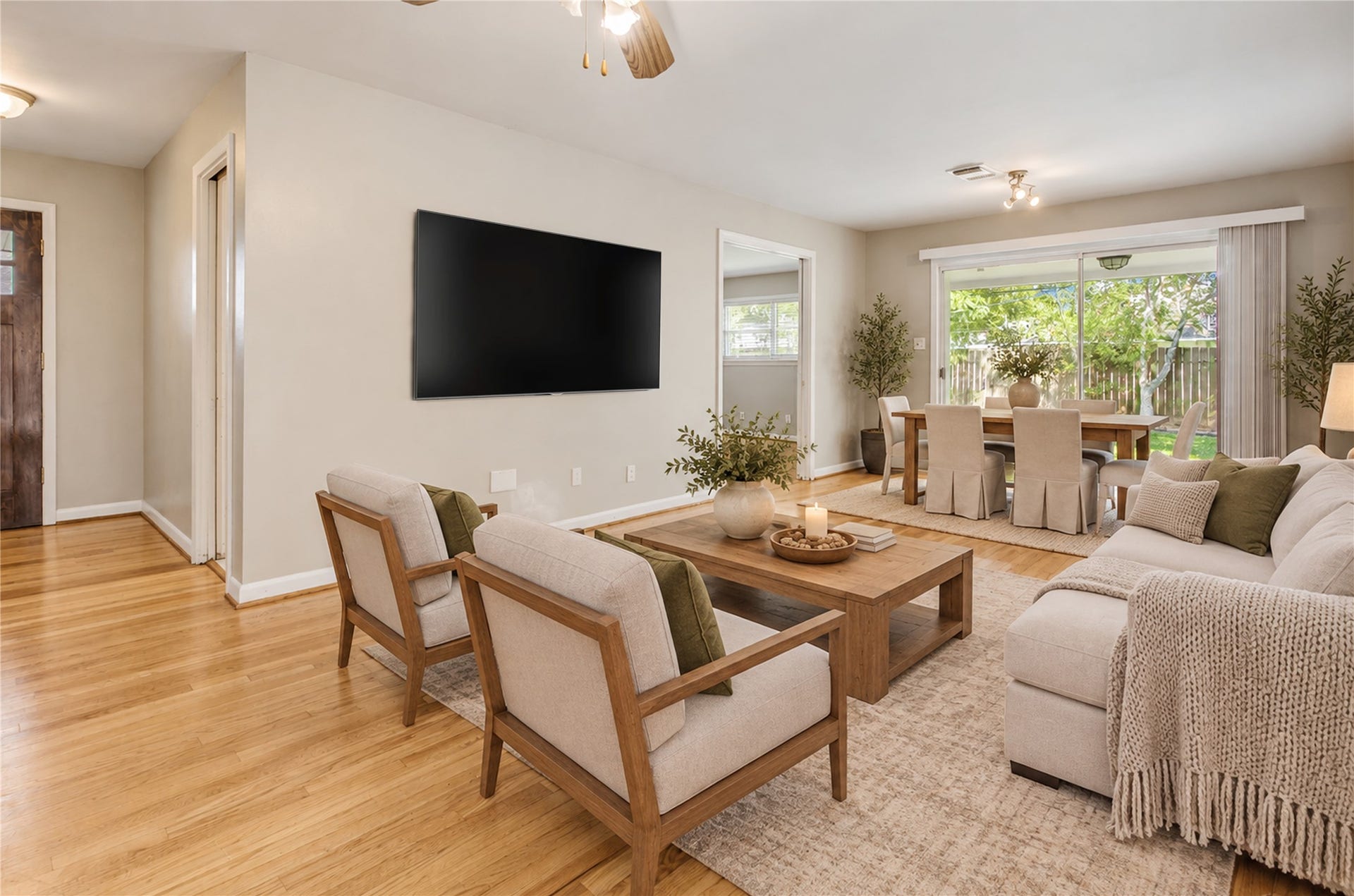 4314 Benning Drive, Houston, TX 77035 Alternative view with Media and furniture virtually STAGED