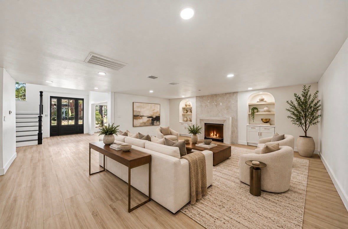 2304 Eagles Way, Pearland, TX 77581 Virtually staged living area