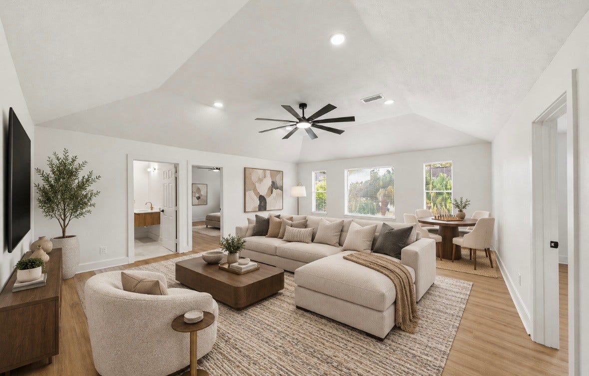 2304 Eagles Way, Pearland, TX 77581 Virtually staged game room