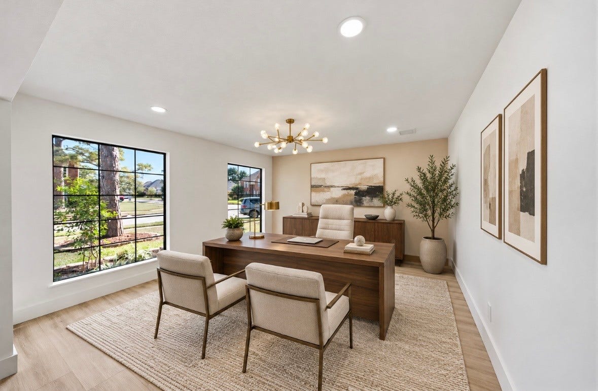 2304 Eagles Way, Pearland, TX 77581 Virtually staged office