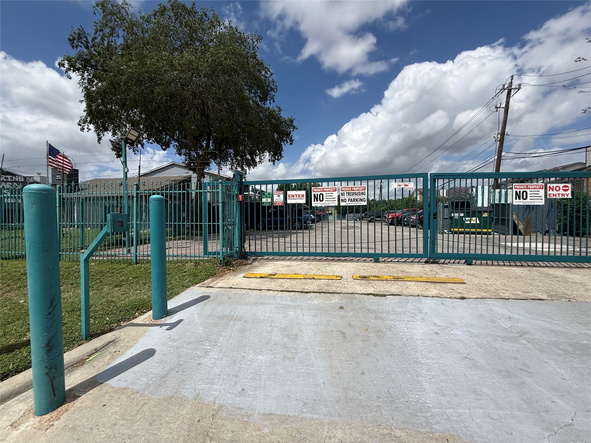 9550 Deering Drive, #210, Houston, TX 77036 The unit includes a designated, covered parking space and storage closet inside the gated parking lot.