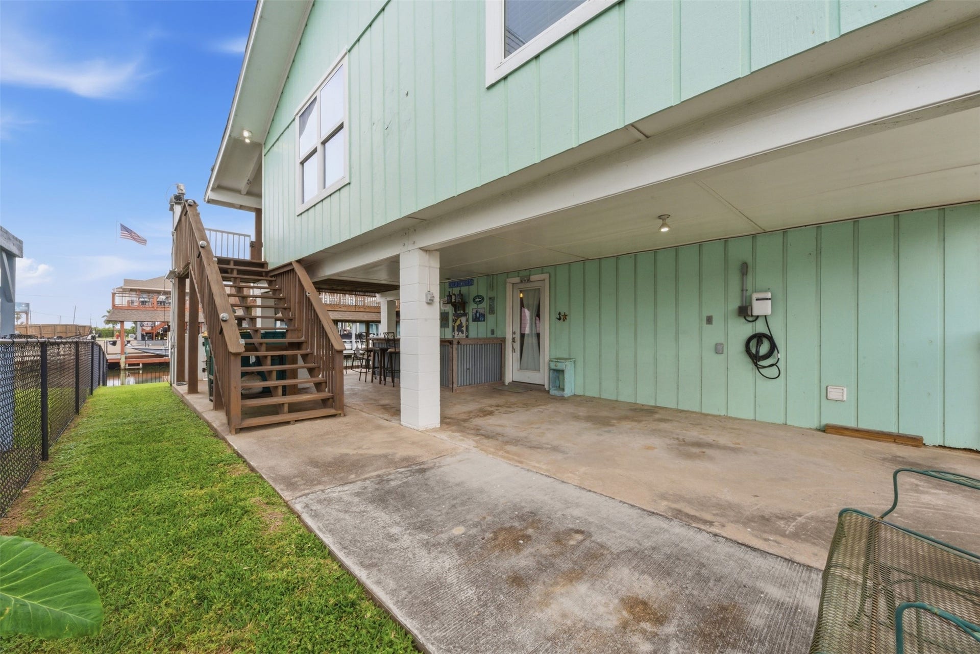 2 S Sandpiper Street, La Marque, TX 77568 Covered parking for your golf cart or car!