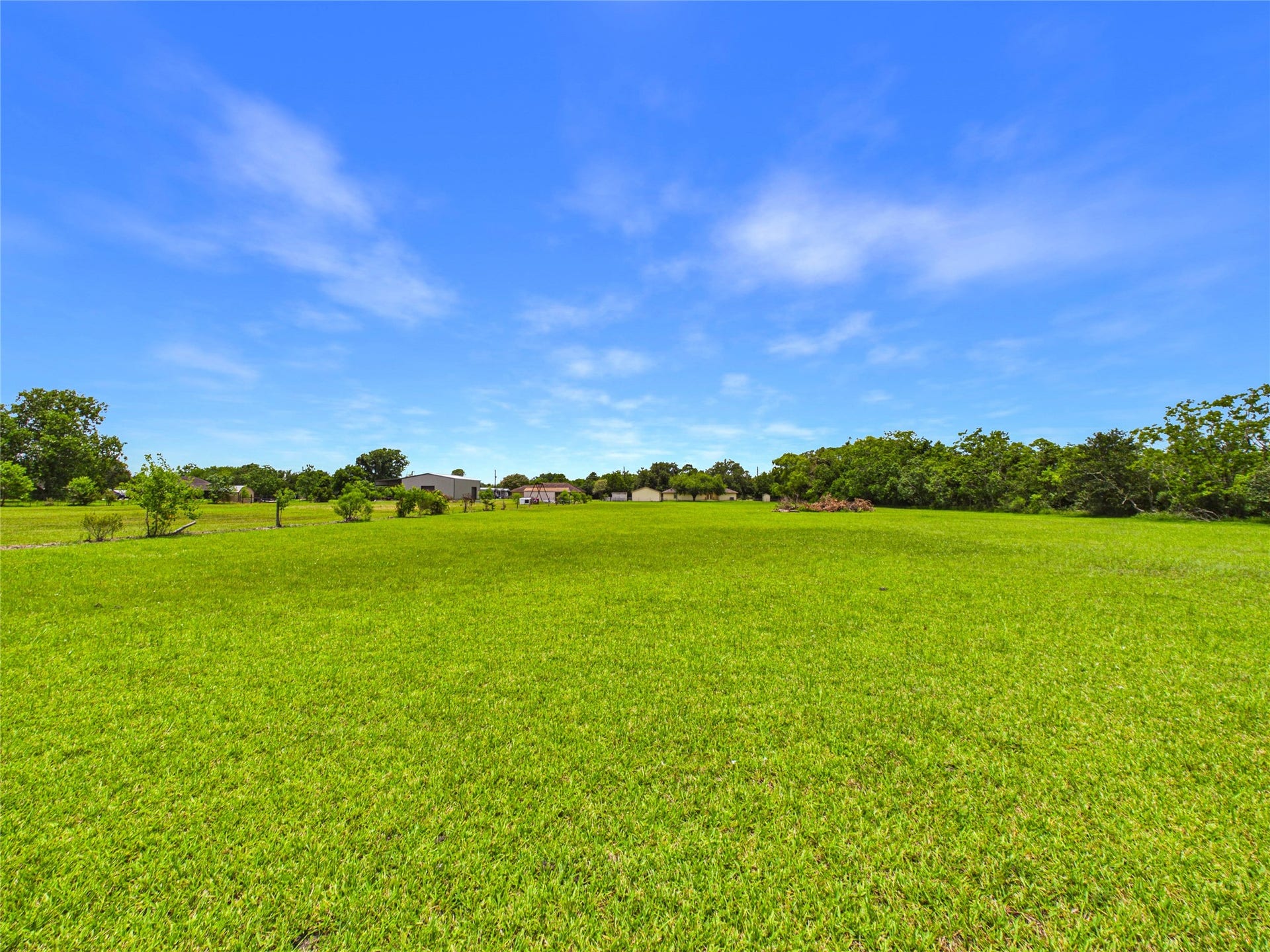 7711 Avenue M, Santa Fe, TX 77510 View from the back of the 2.46 acres!