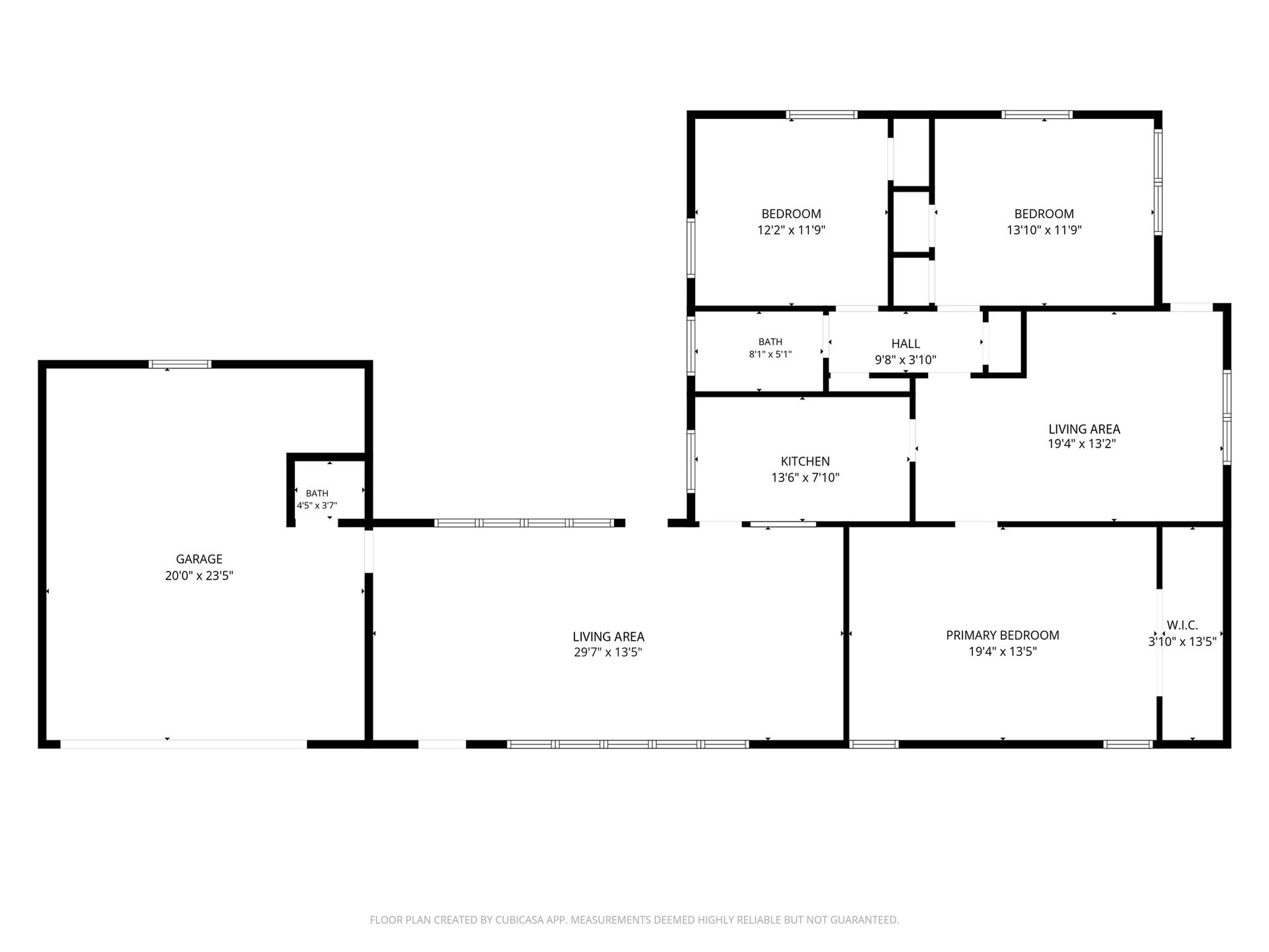 1518 Afton Street, Houston, TX 77055 Floorplan - please note there is a 1/2 bath in garage and there is plenty of space to add a shower. Washer dryer hookups and water heater are in the garage next to the bathroom