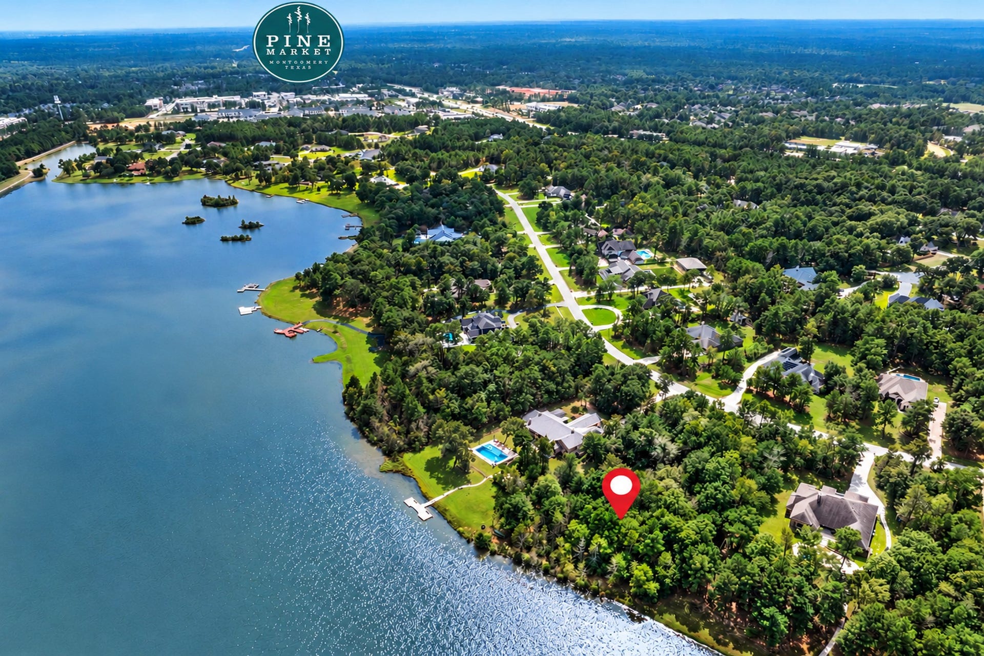 236 Lakeside Hills Drive, Montgomery, TX 77316 Woodforest's Pine Market is five minutes from your door!