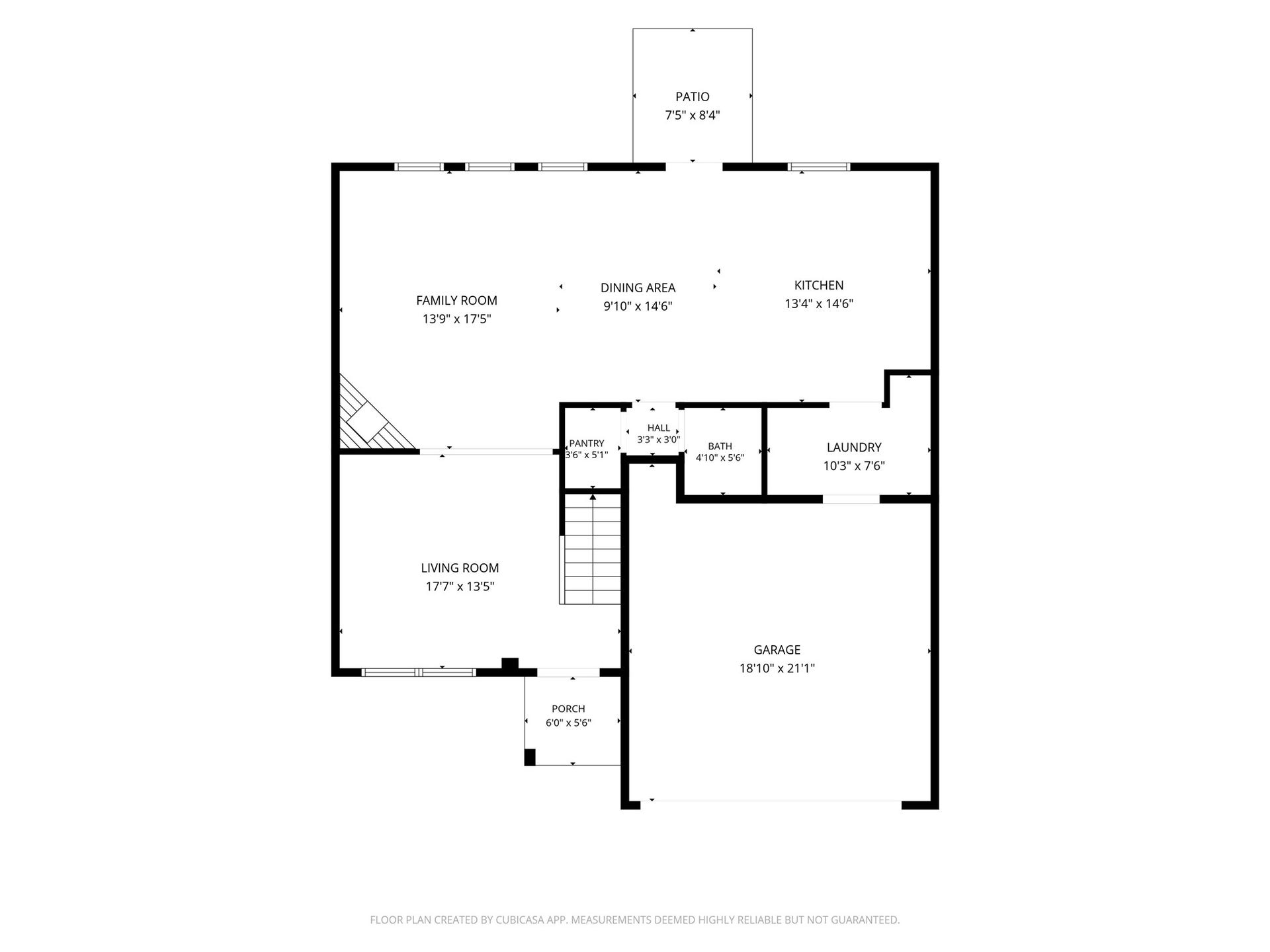 9703 Berkshire Trace, Pearland, TX 77584 First Story Floorplan