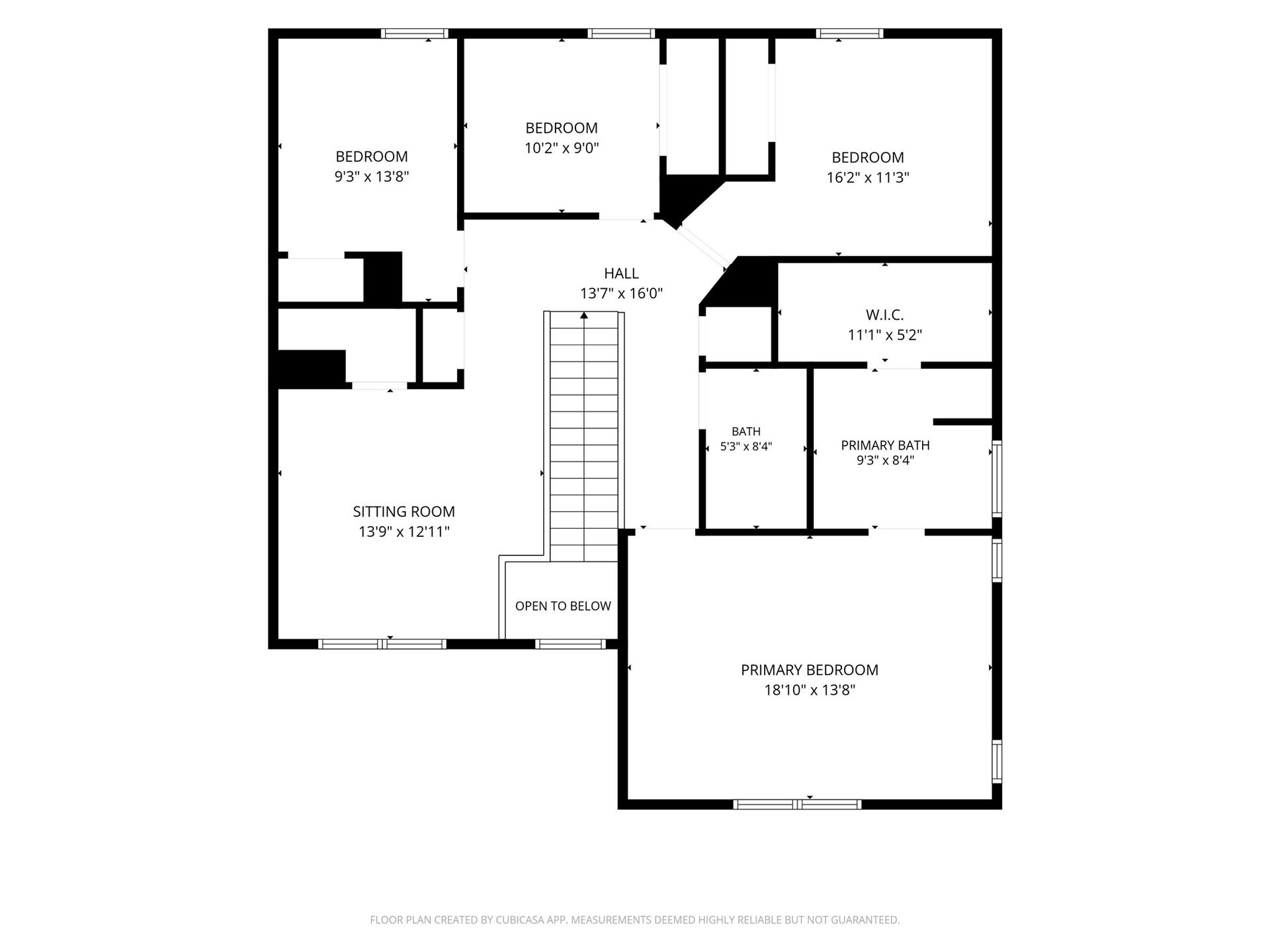 9703 Berkshire Trace, Pearland, TX 77584 Seond Story Floorplan