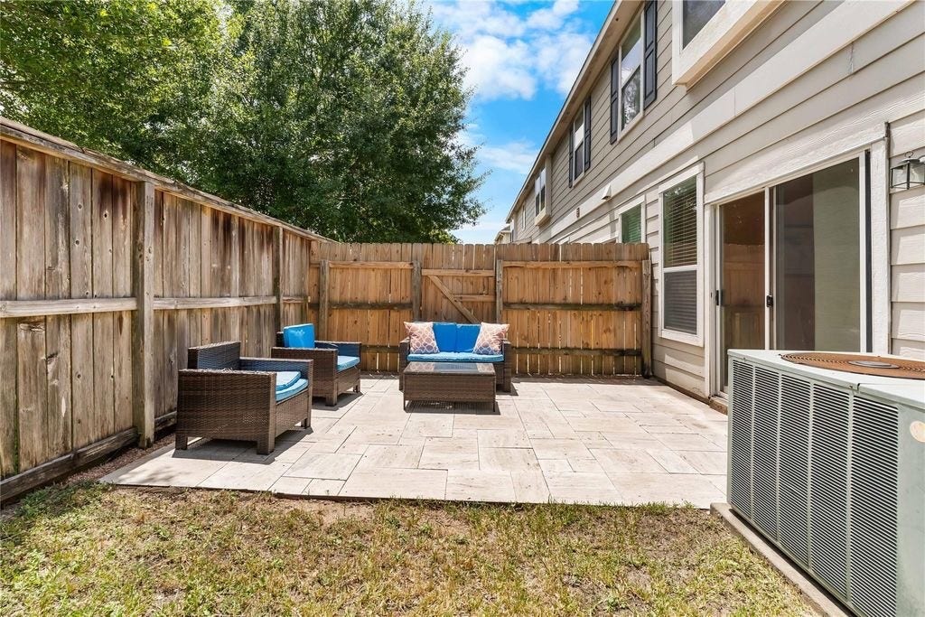 Patio in Back for Hosting or Gardening