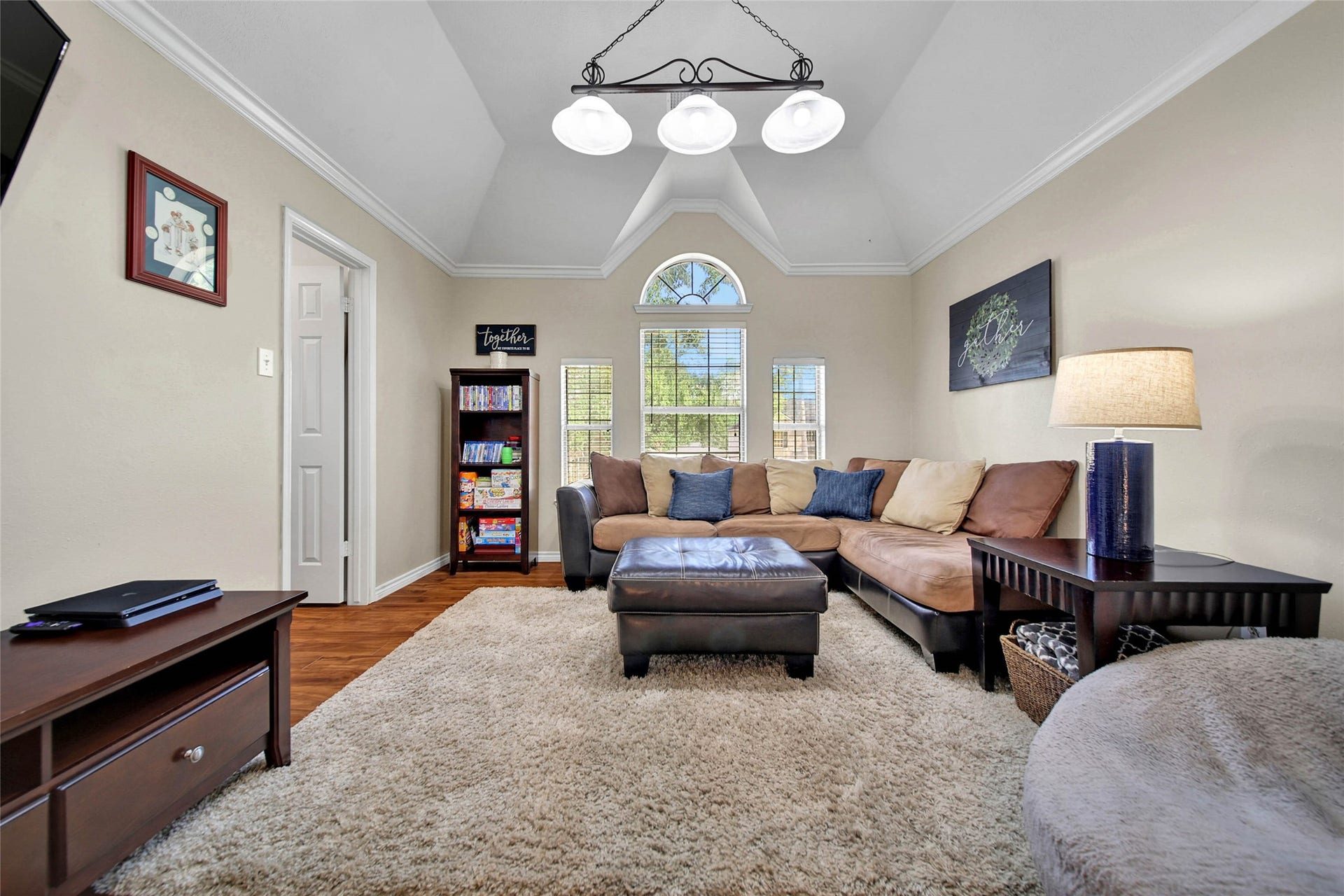 5206 Evergreen Valley Drive, Kingwood, TX 77345 Great game room with double doors and a large storage closet could also double as a 5th bedroom is needed!