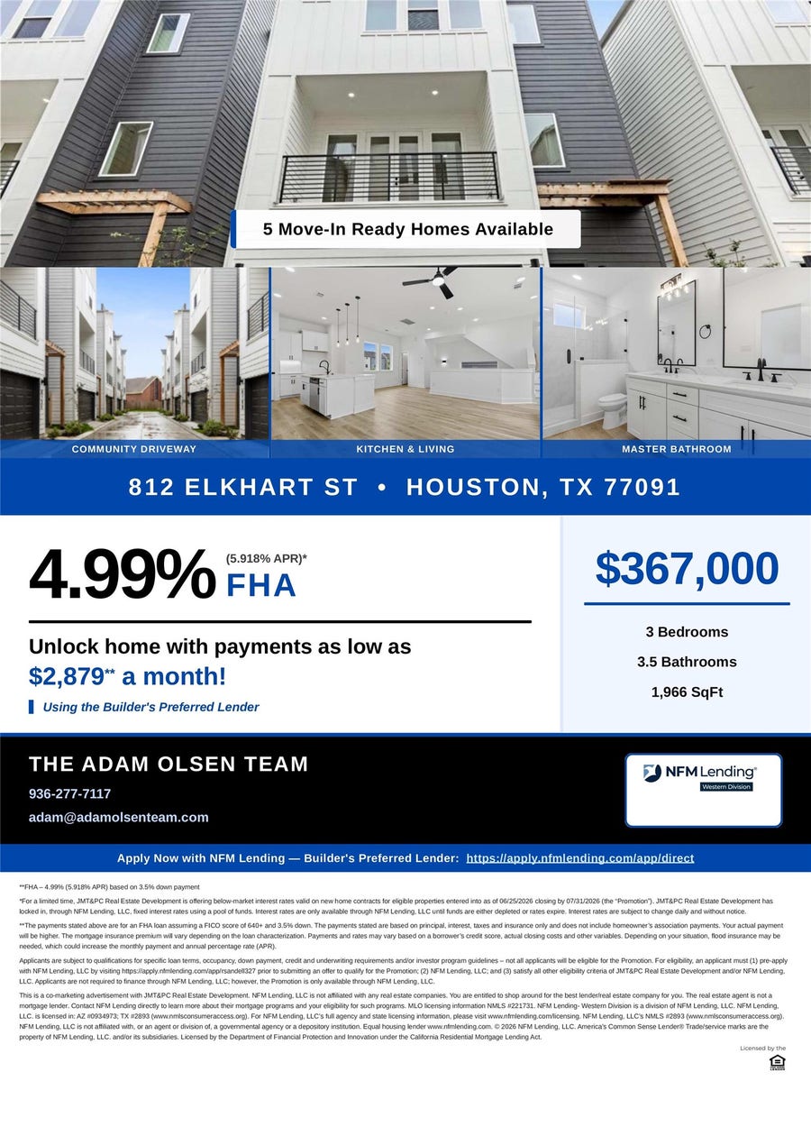 Property photo for 812 Elkhart Street, #E, Houston, TX