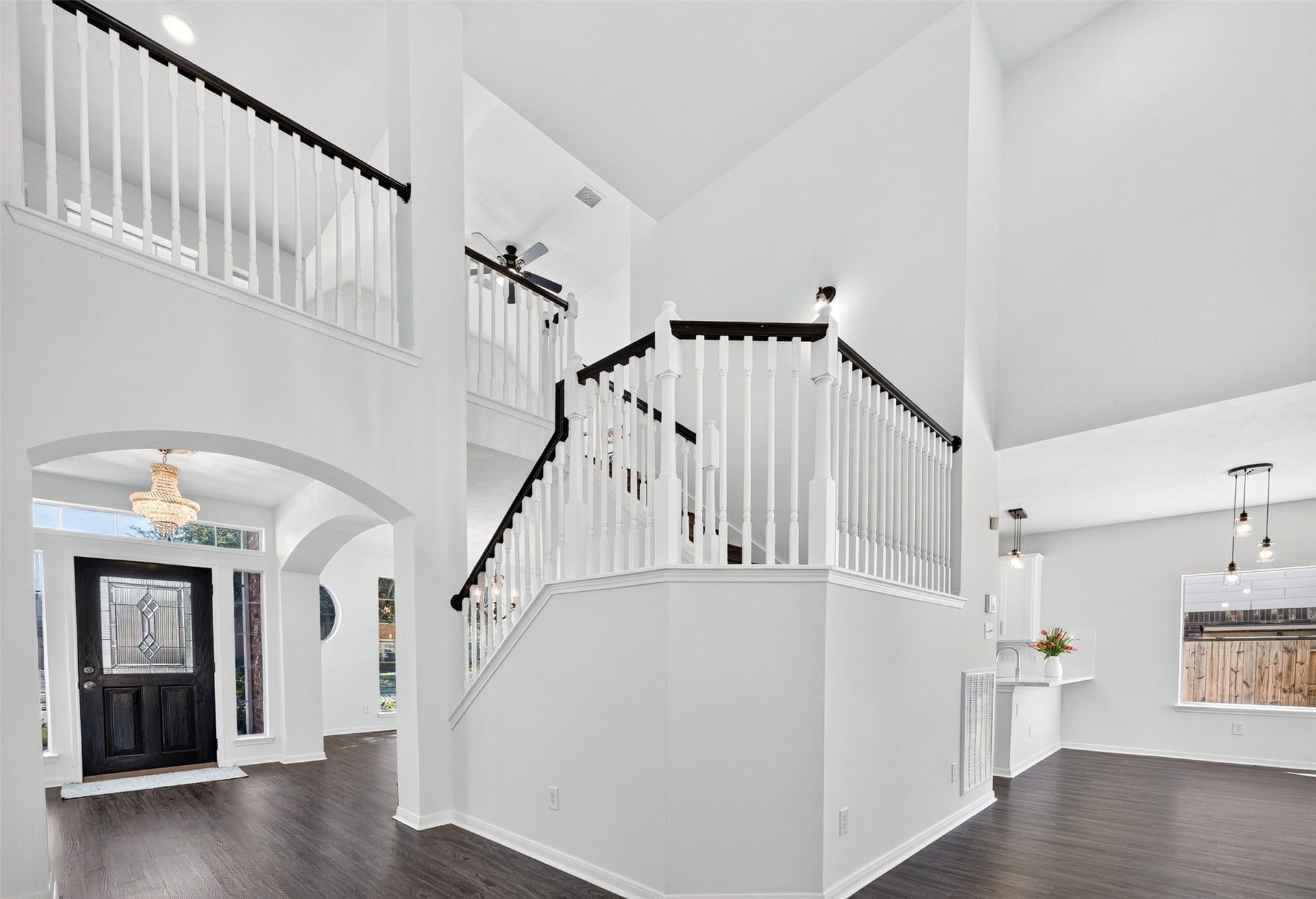 3114 Brannon Hill Lane, Sugar Land, TX 77479 Stunning entryway with high ceilings and a grand staircase