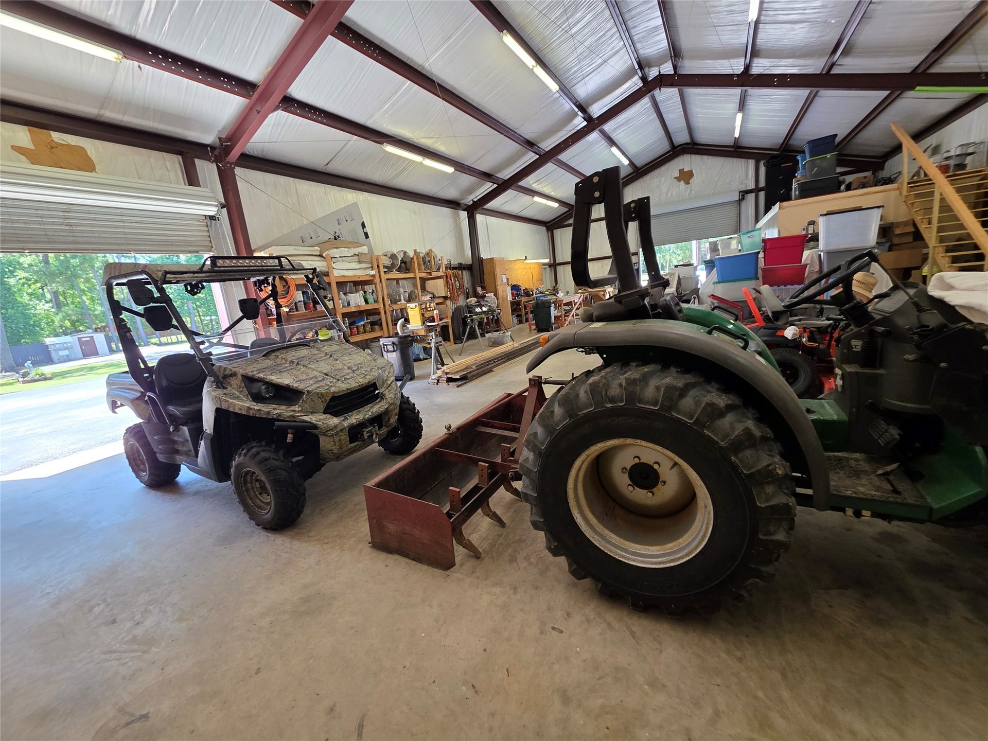26904 Brentwood Road, Splendora, TX 77372 Exceptional space built to accommodate heavy-duty work vehicles and commercial equipment ,collector or grown up toys
