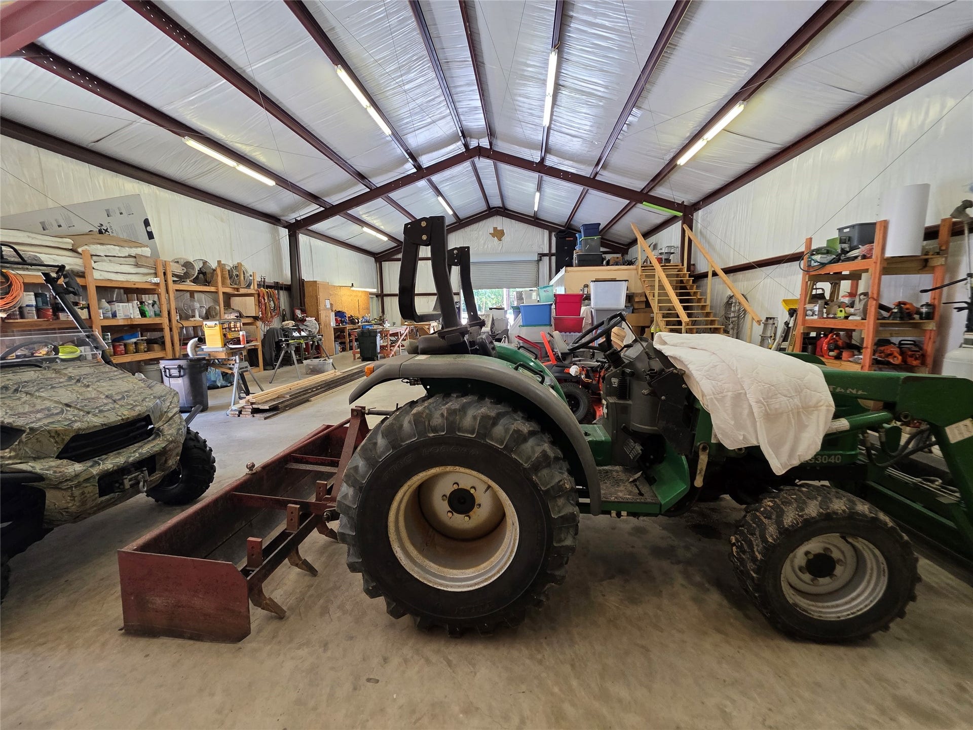 26904 Brentwood Road, Splendora, TX 77372 The ultimate setup for a home business, offering massive storage for your work fleet and tool