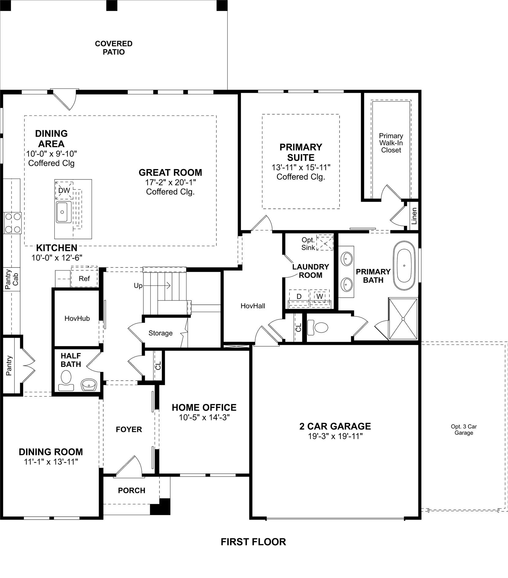 1053 Apple Ridge Road, Magnolia, TX 77363 The Malmo floor plan by K. Hovnanian Homes. 1st Floor shown. *Prices, plans, dimensions, features, specifications, materials, and availability of homes or communities are subject to change without notice or obligation.