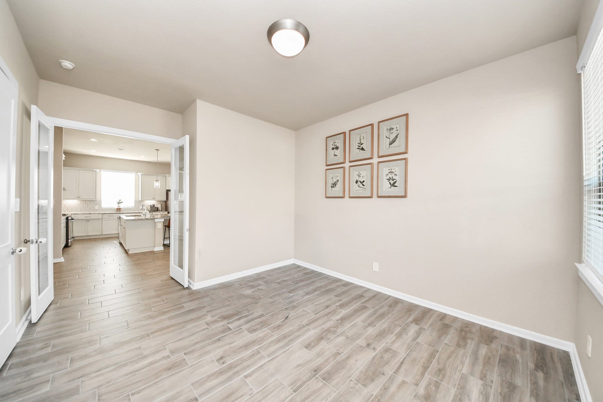4734 Franklin Way, Iowa Colony, TX 77583 Flex room with double doors!