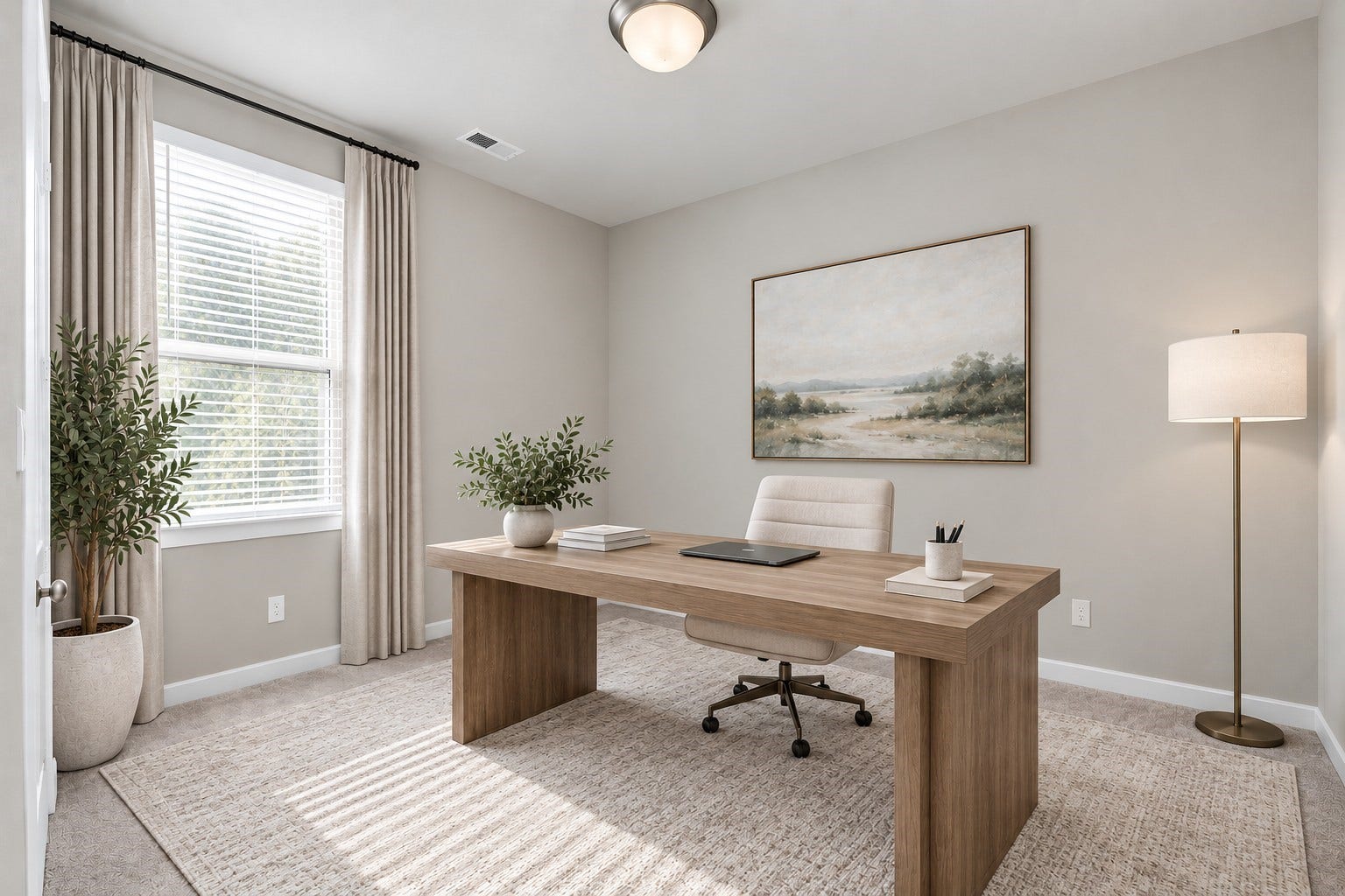 4734 Franklin Way, Iowa Colony, TX 77583 Virtually Staged bedroom as a study