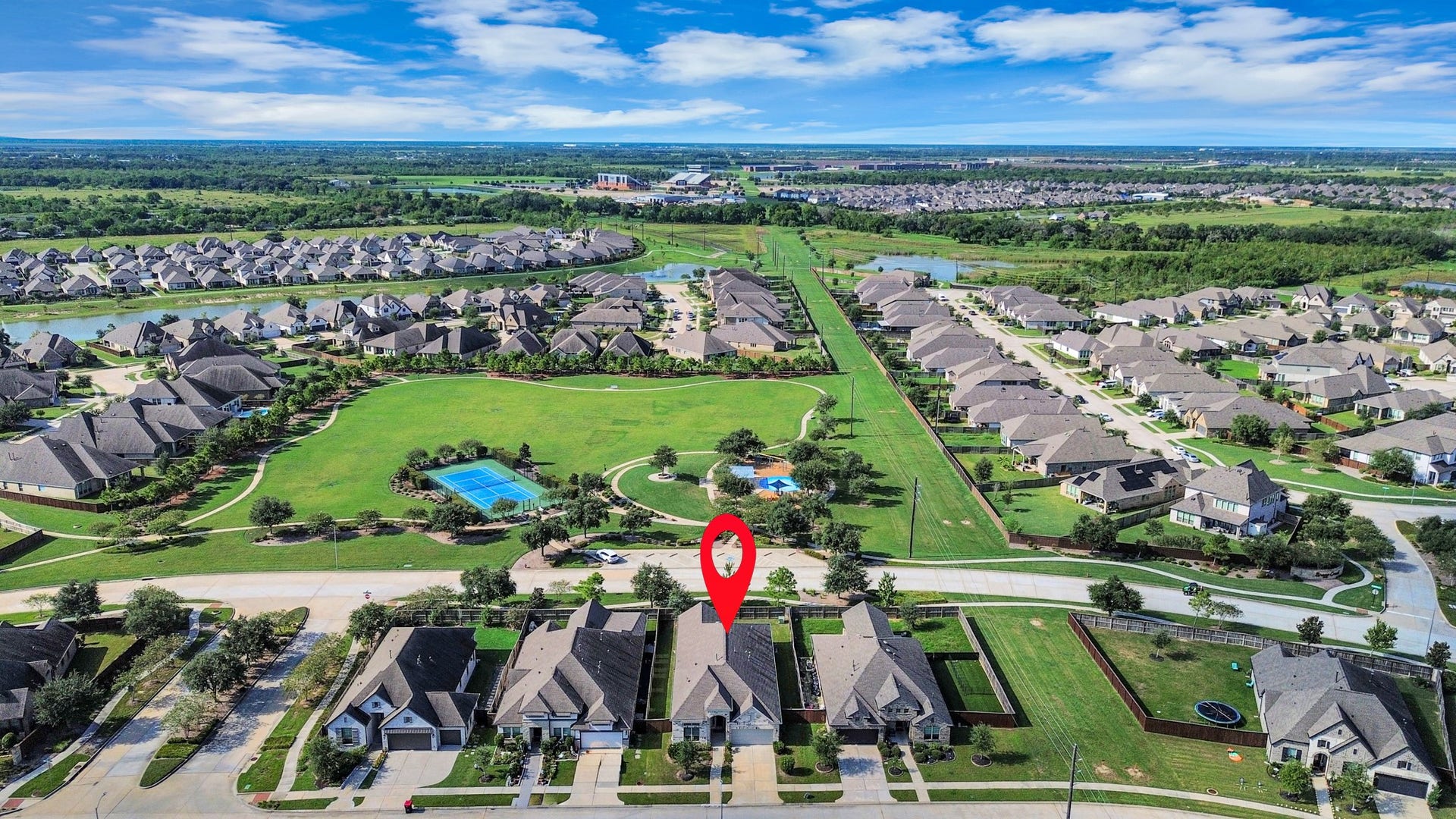 4734 Franklin Way, Iowa Colony, TX 77583 Aerial view