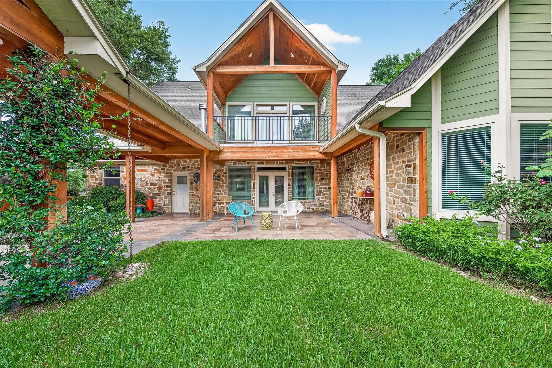 There is a 2nd story patio for more entertaining areas