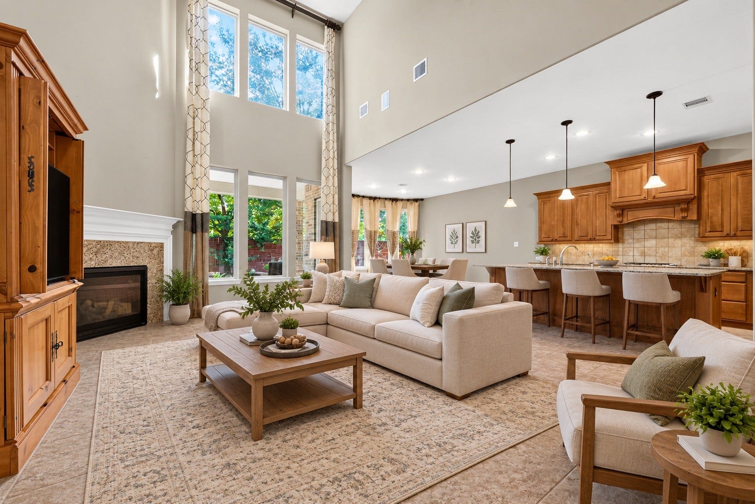 4419 Montcliff Bend Court, Sugar Land, TX 77479 *Virtually Staged* Living room