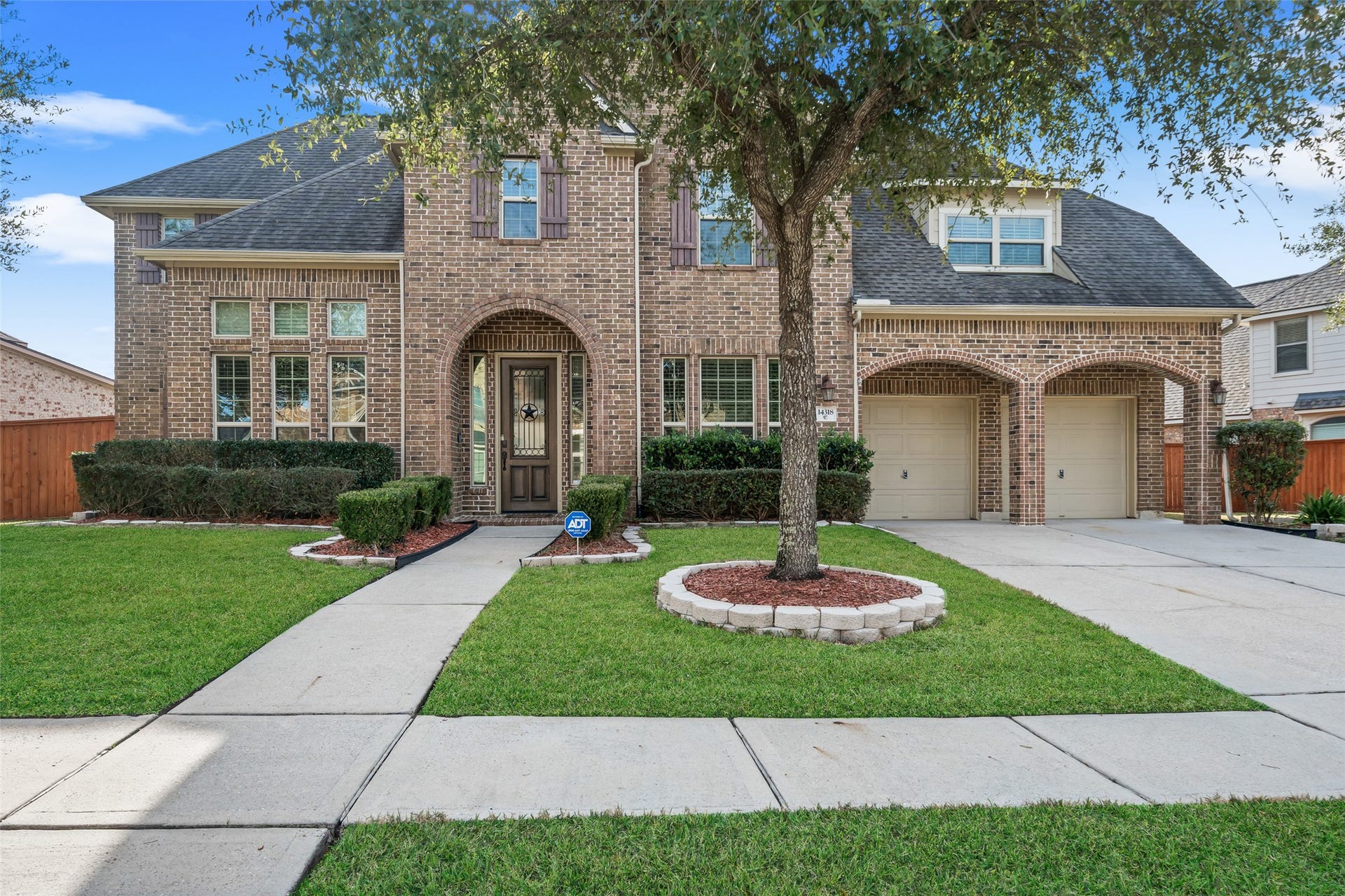 14318 Red Creek Cove Lane, Humble, TX 77396 Great curb appeal.