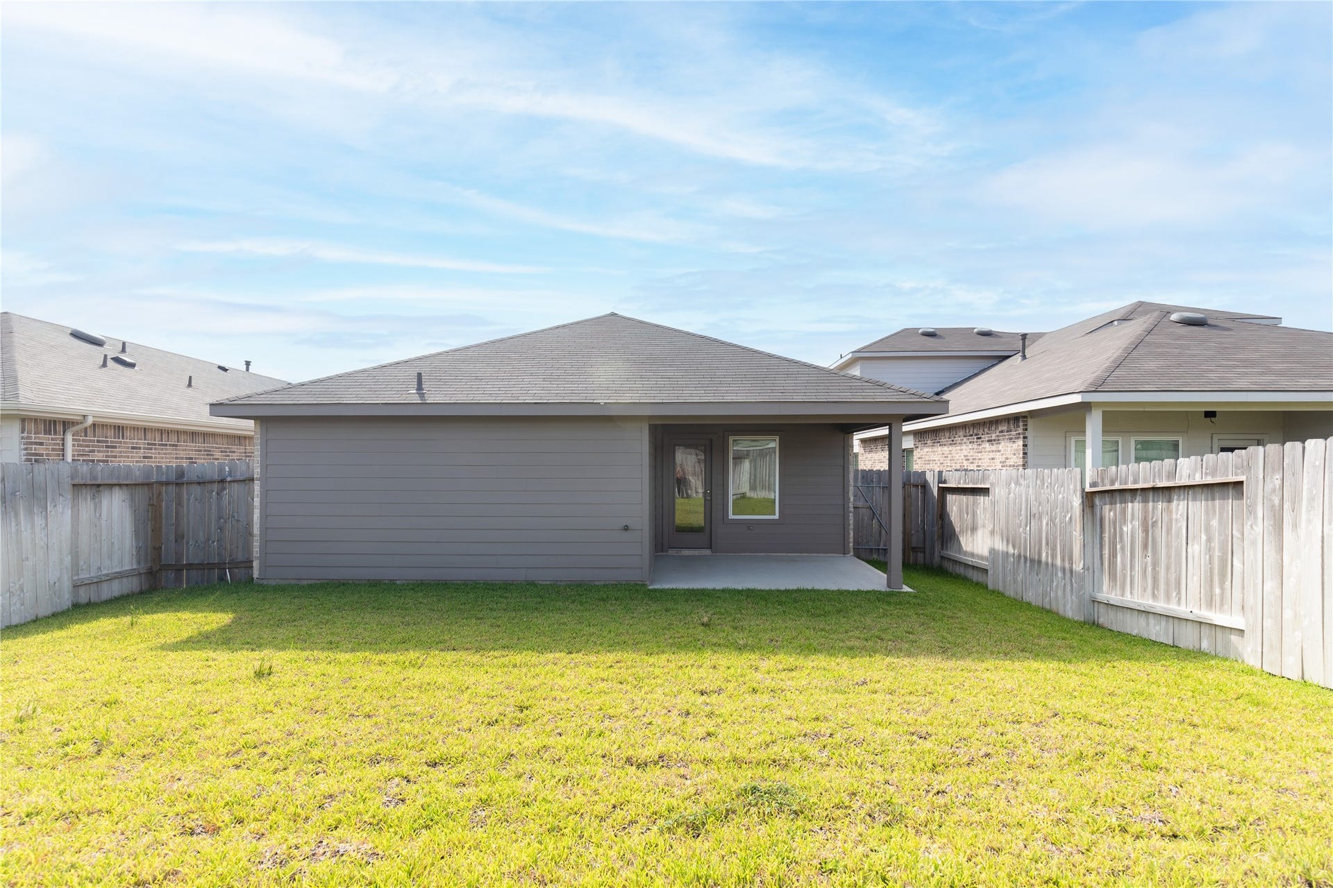 24330 Saddlestone Green Drive, Spring, TX 77373 This view of the back yard highlights the green space!
