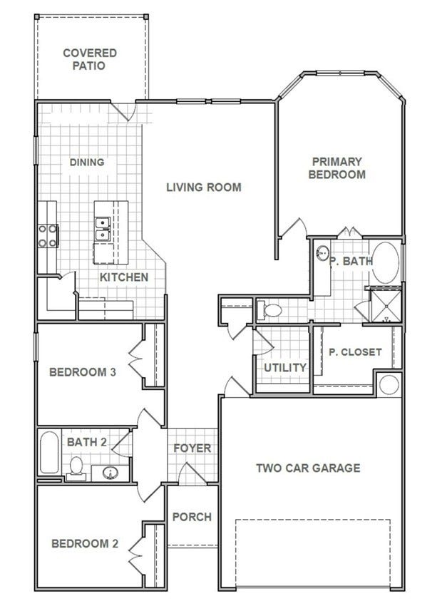 7968 Kastamonu Street, Montgomery, TX 77316 Floor Plan