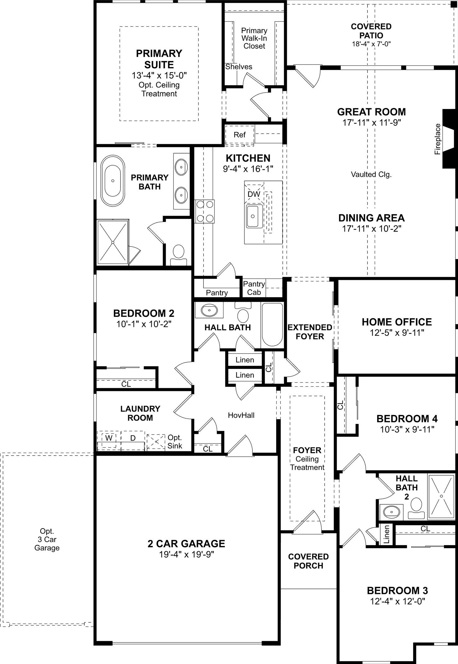 3081 Poplar Bluff Road, Magnolia, TX 77363 The Pasadena floor plan by K. Hovnanian Homes. 1st Floor shown. *Prices, plans, dimensions, features, specifications, materials, and availability of homes or communities are subject to change without notice or obligation.