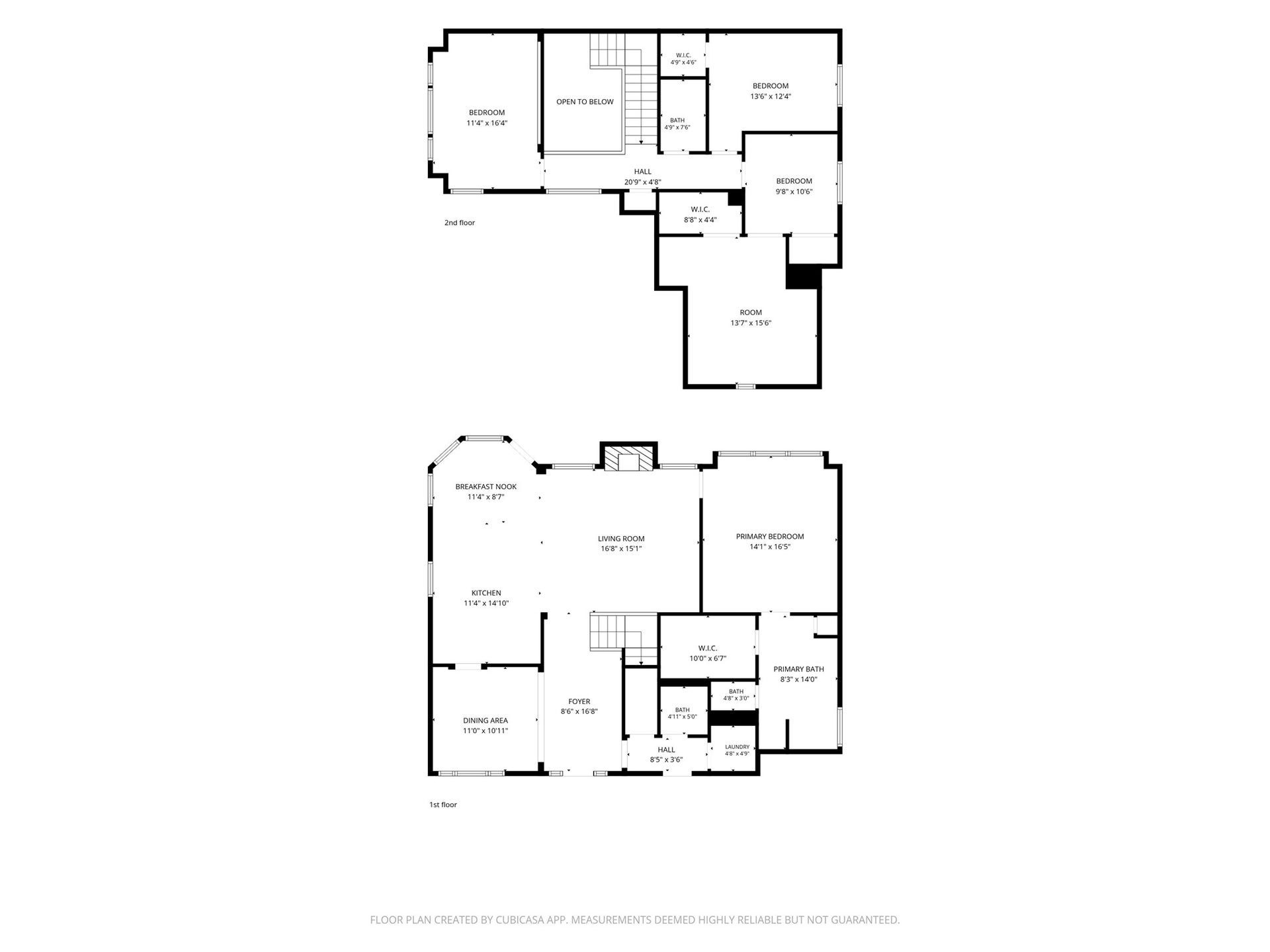 11003 Pinewood Court, La Porte, TX 77571 View of both floors