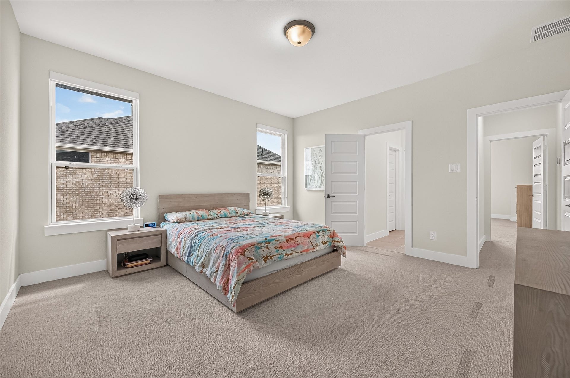 2710 Berry Basket Trail, Richmond, TX 77406 Three additional generously sized bedrooms are located upstairs, all offering spacious walk-in closets. Bedroom shown share a Jack-and-Jill bath!