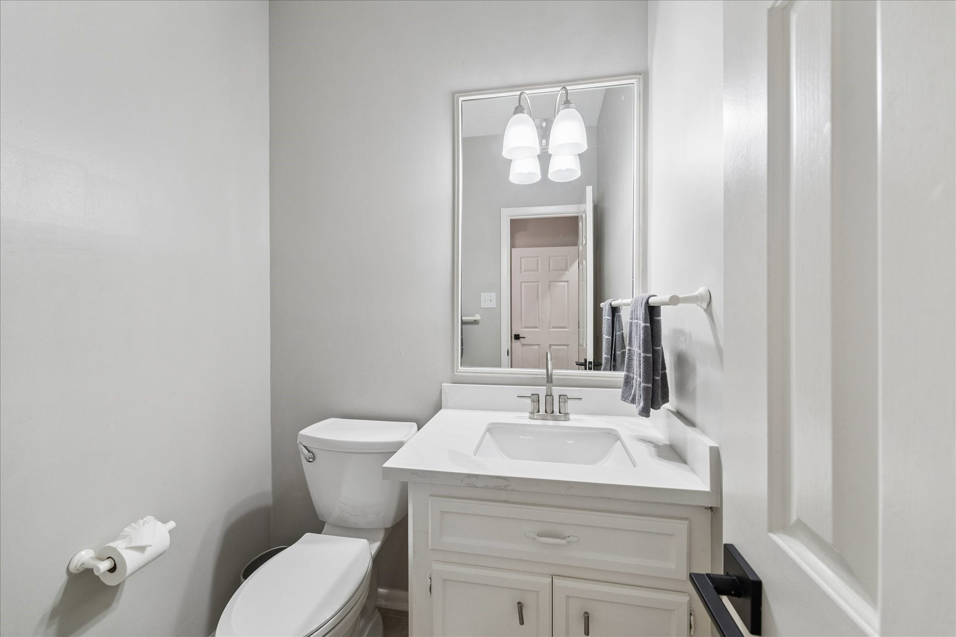 2411 Oakbank Drive, Kingwood, TX 77339 First-floor powder room.