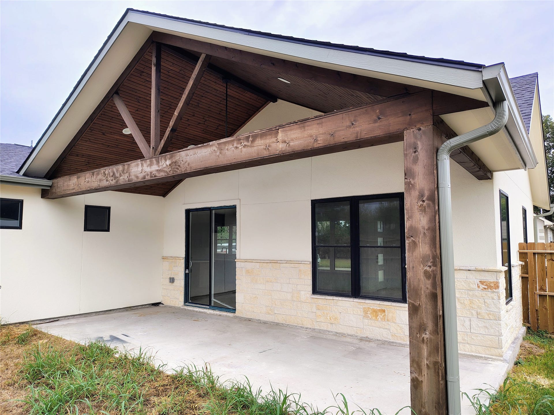 Covered patio