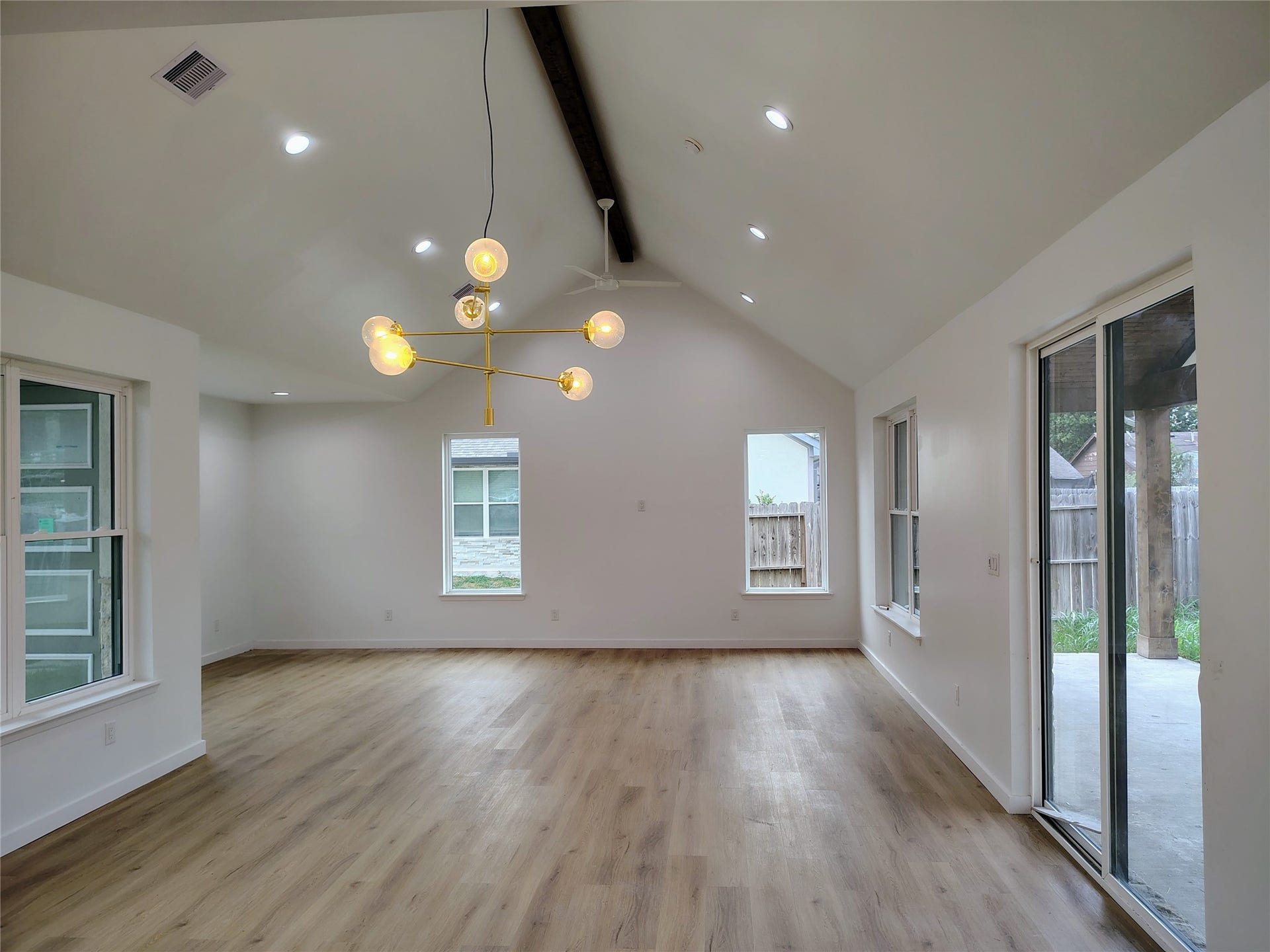 Living and dining area