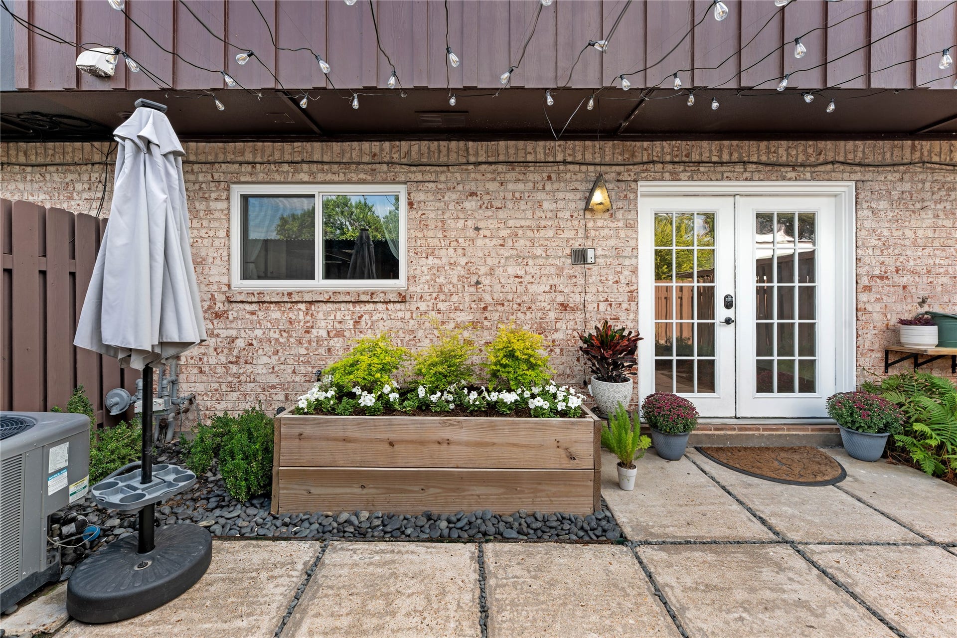 Enjoy quiet mornings or evening gatherings in the private courtyard