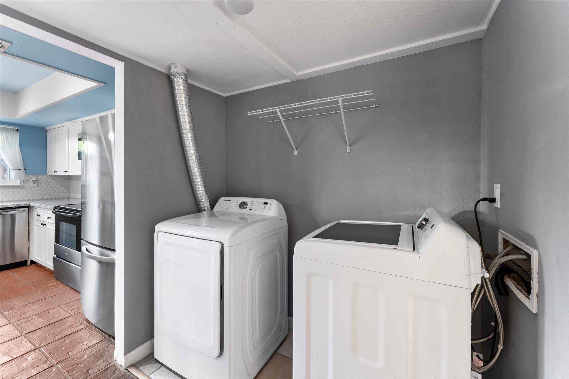 Washer and dryer included
