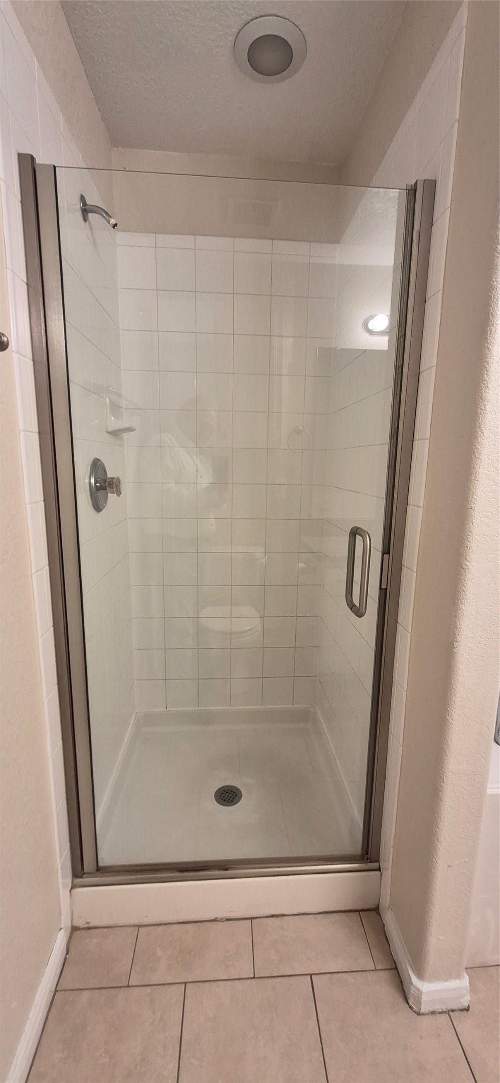 separate shower in master