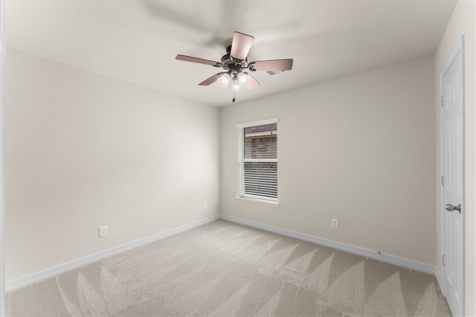 Second of three bedrooms
