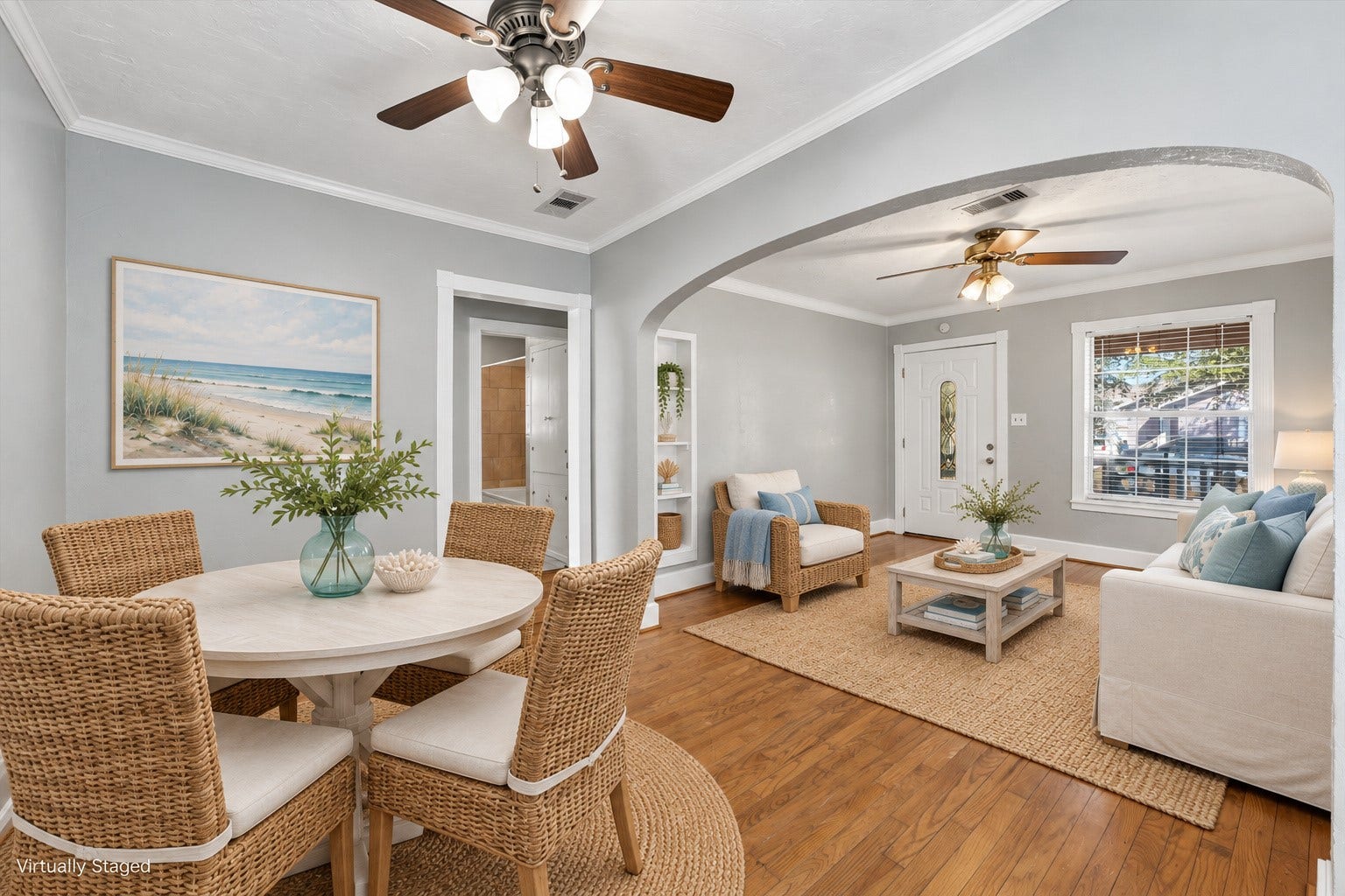 4823 Bernardo De Galvez, Galveston, TX 77551 Virtually staged.