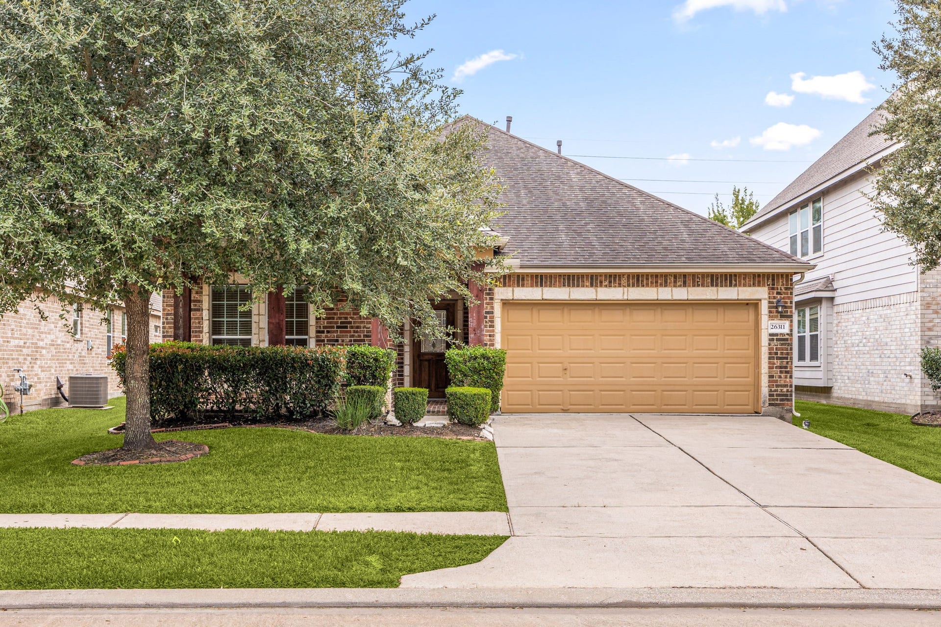 26311 Smokey Valley Lane, Katy, TX 77494 Welcome to 26311 Smokey Valley Ln in Silver Ranch! This charming single-story, 3-bedroom, 2-bath home greets you with a covered front entry, a mature shade tree, and beautifully manicured landscaping.