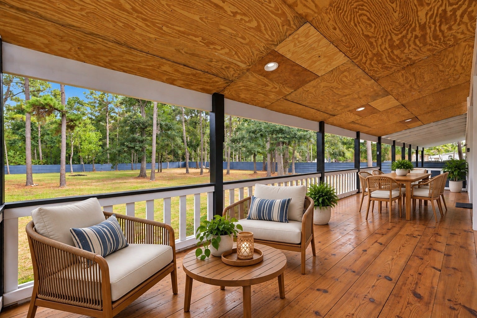 16919 Young Sam Road, Conroe, TX 77302 Back porch