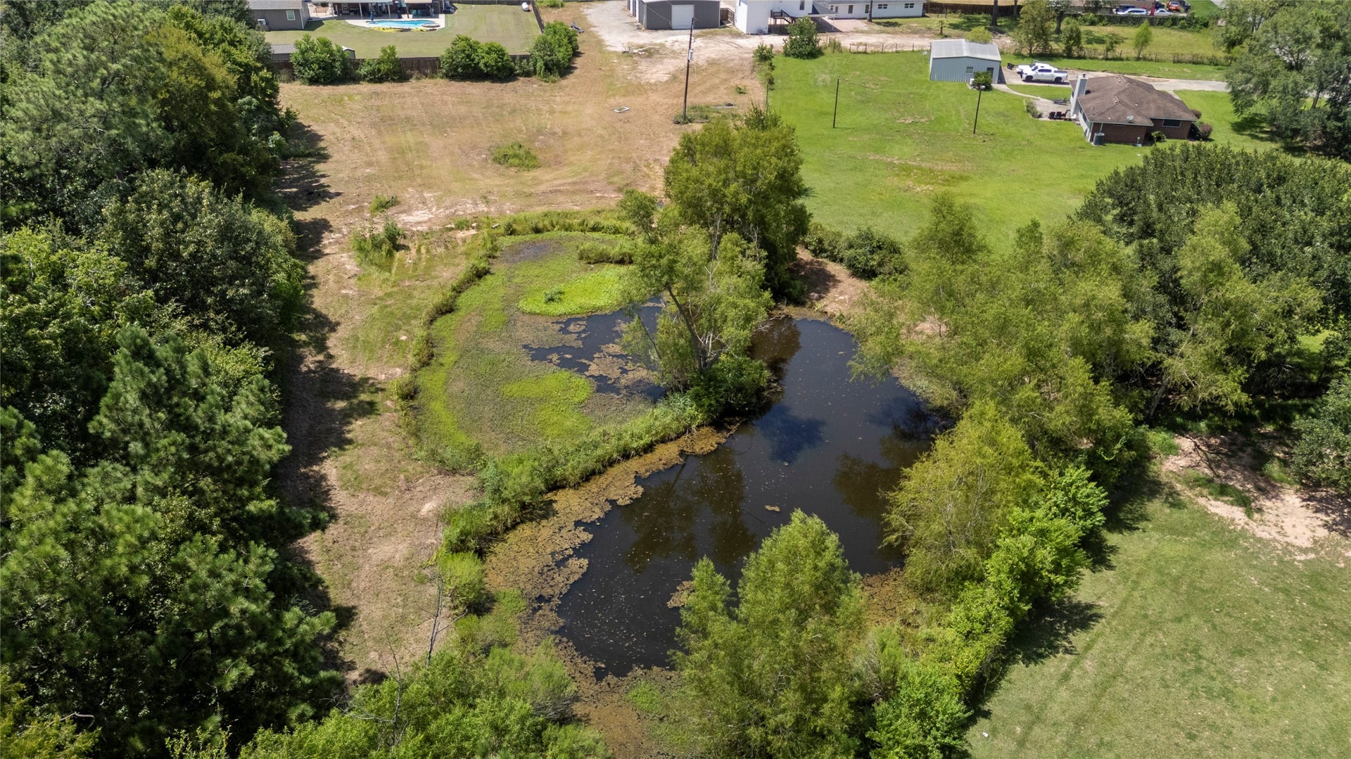 12019 Beth Lane, Magnolia, TX 77354 Your VERY Own private pond- Fully stocked- Great fishing and relaxtion.