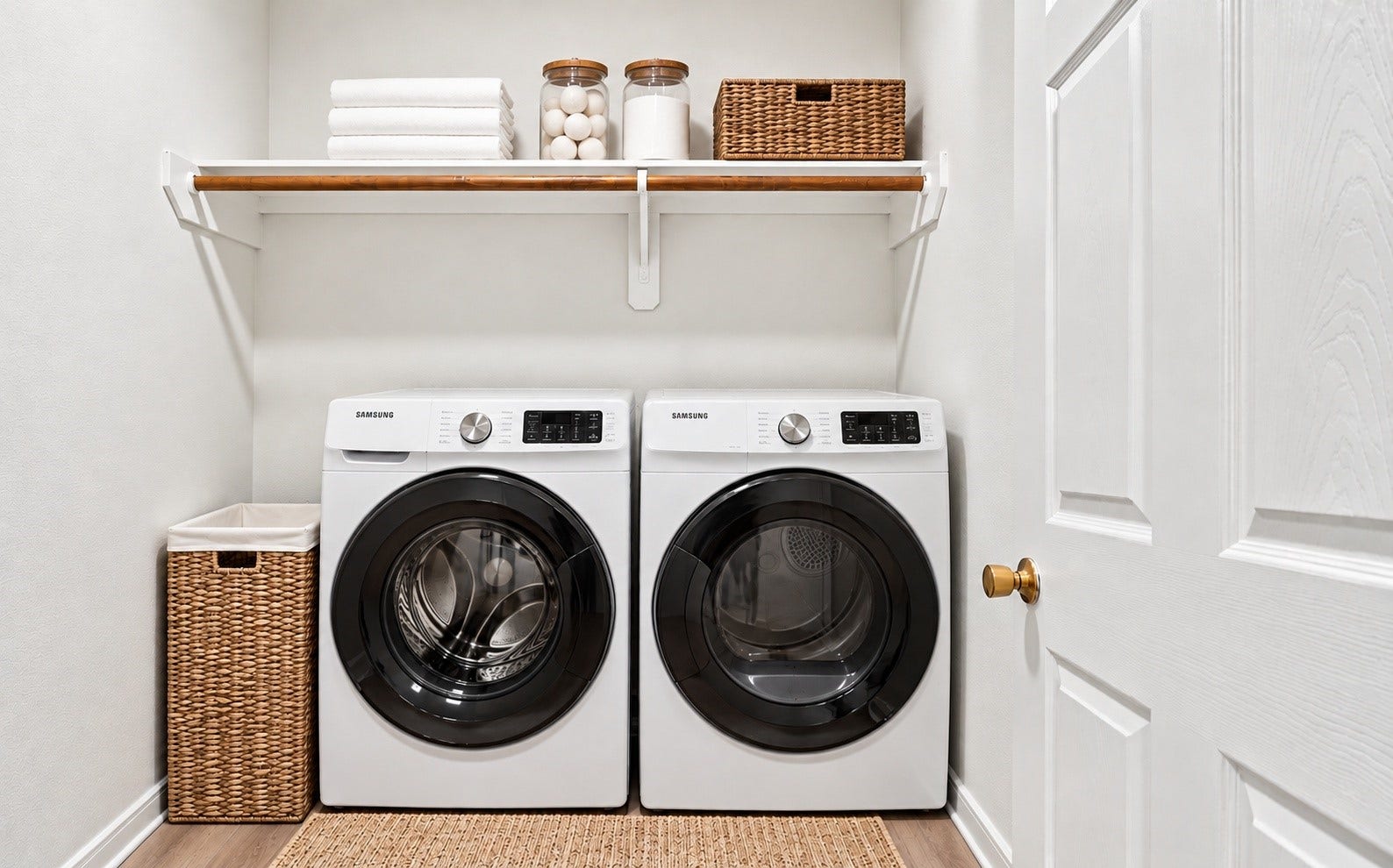 16111 Wisteria Hill Street, Houston, TX 77073 The laundry room on the second floor!
*This photo is virtually staged*