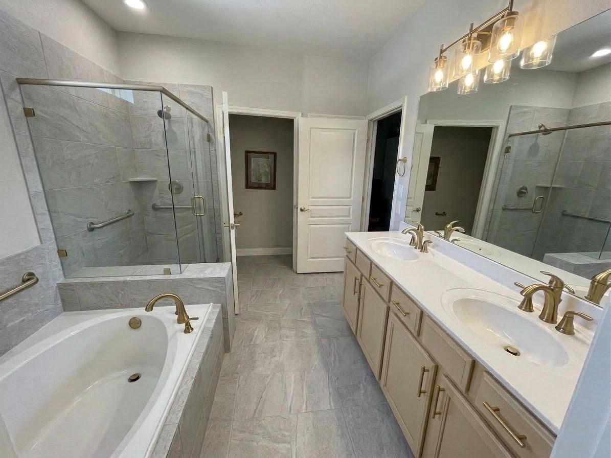 1215 Majestic Oak, Richmond, TX 77469 Bathroom with cosmetic updated virtual rendering