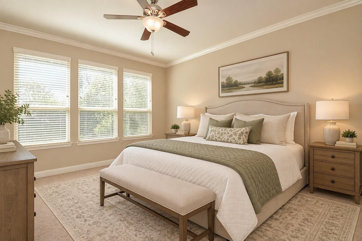 1215 Majestic Oak, Richmond, TX 77469 Enormous Primary Bedroom - enhanced staging