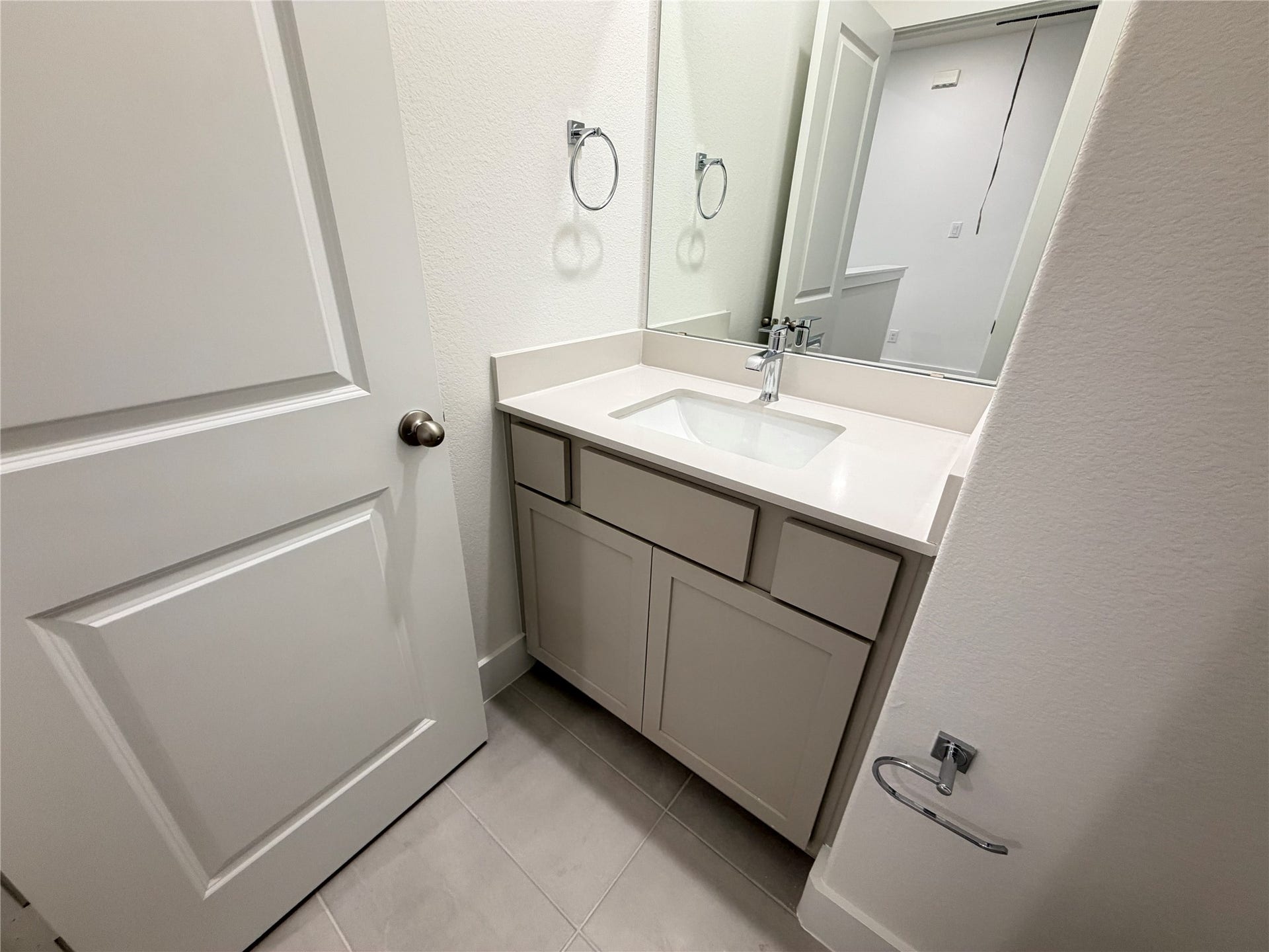 Second floor half bath.