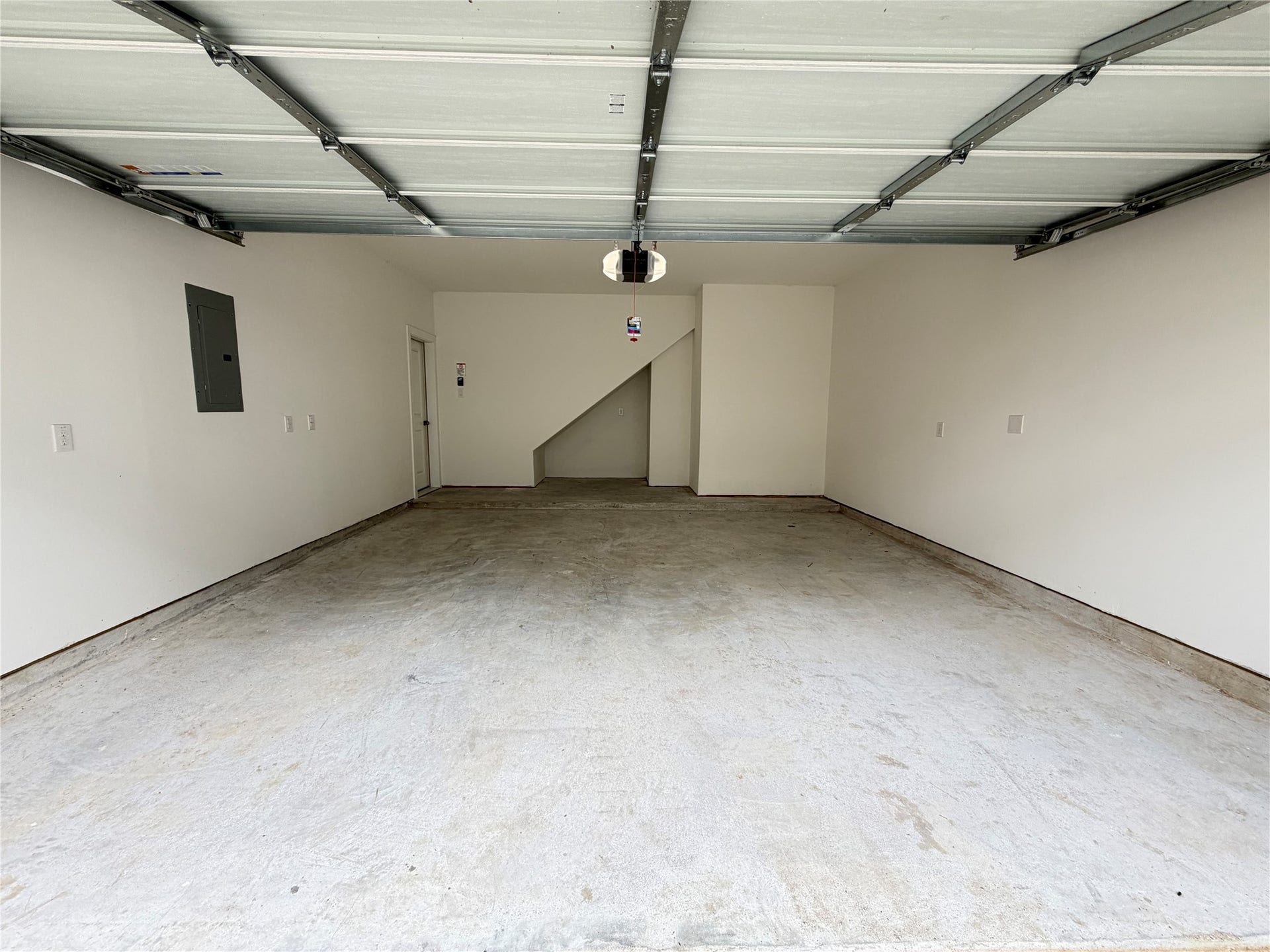Two car garage.