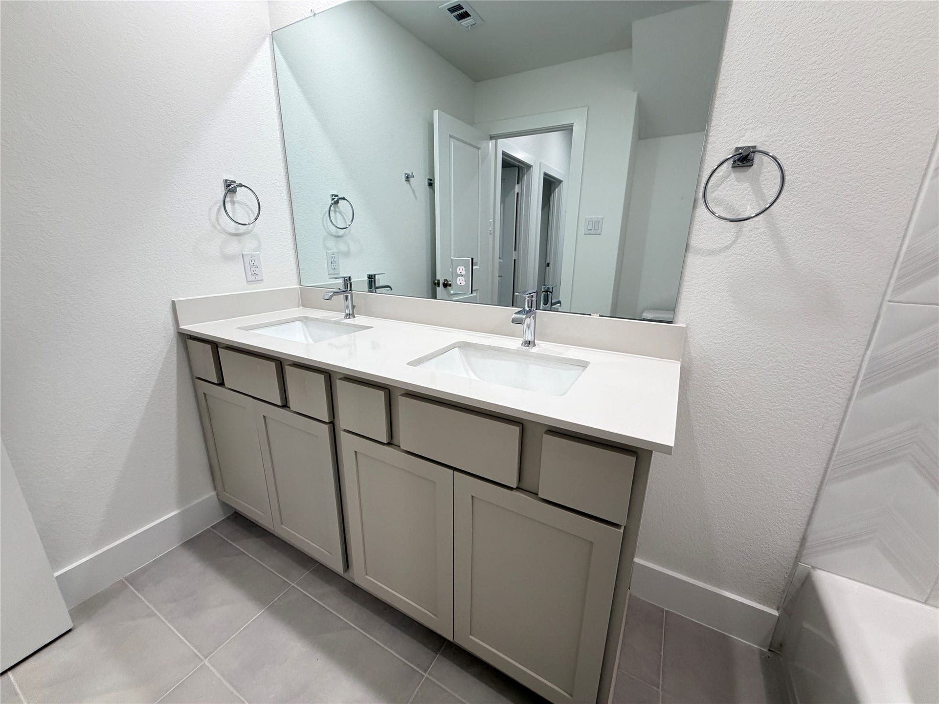 ... and double sink.